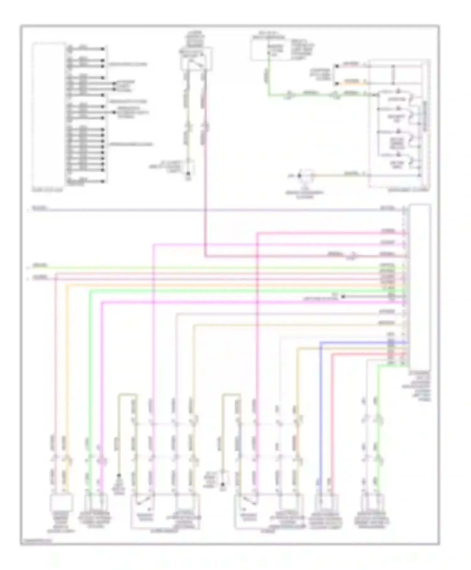 Wiring diagram meter 1 fuse for Mazda CX-5 I (2011-2015)