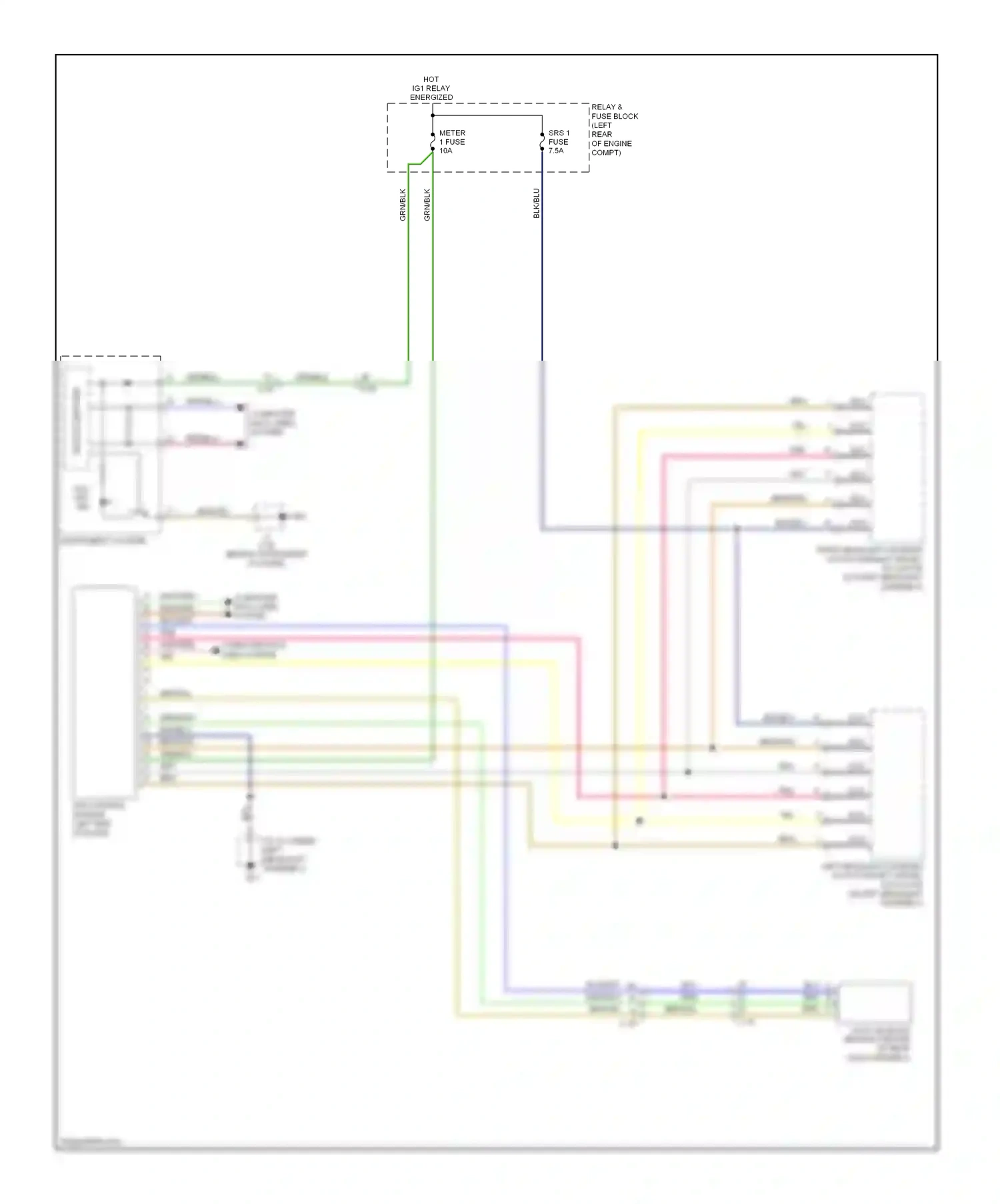 Mazda CX-5 I (2011-2015) microcomputer wiring diagram  (16 of 26)