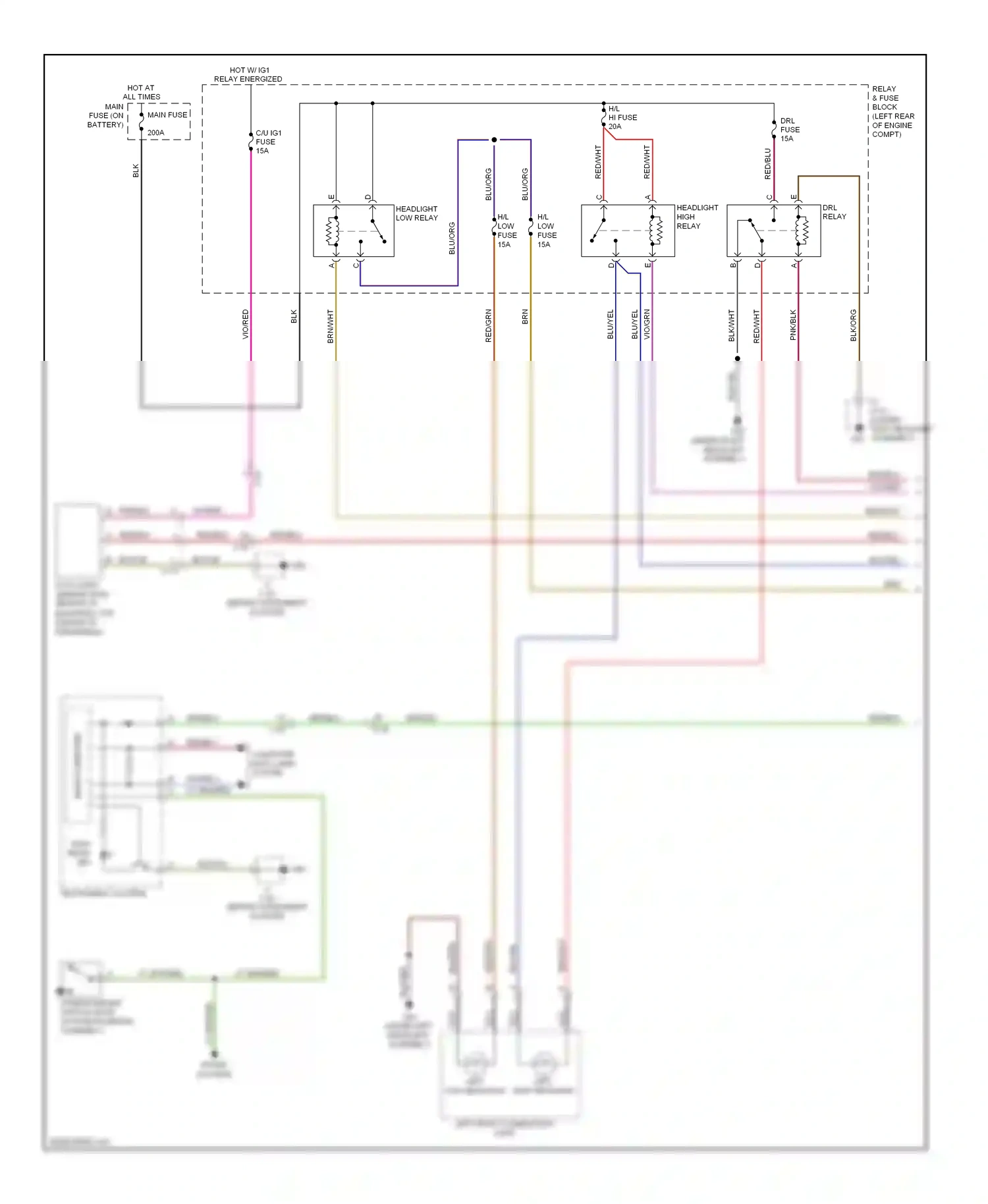Mazda CX-5 I (2011-2015) microcomputer wiring diagram  (21 of 26)