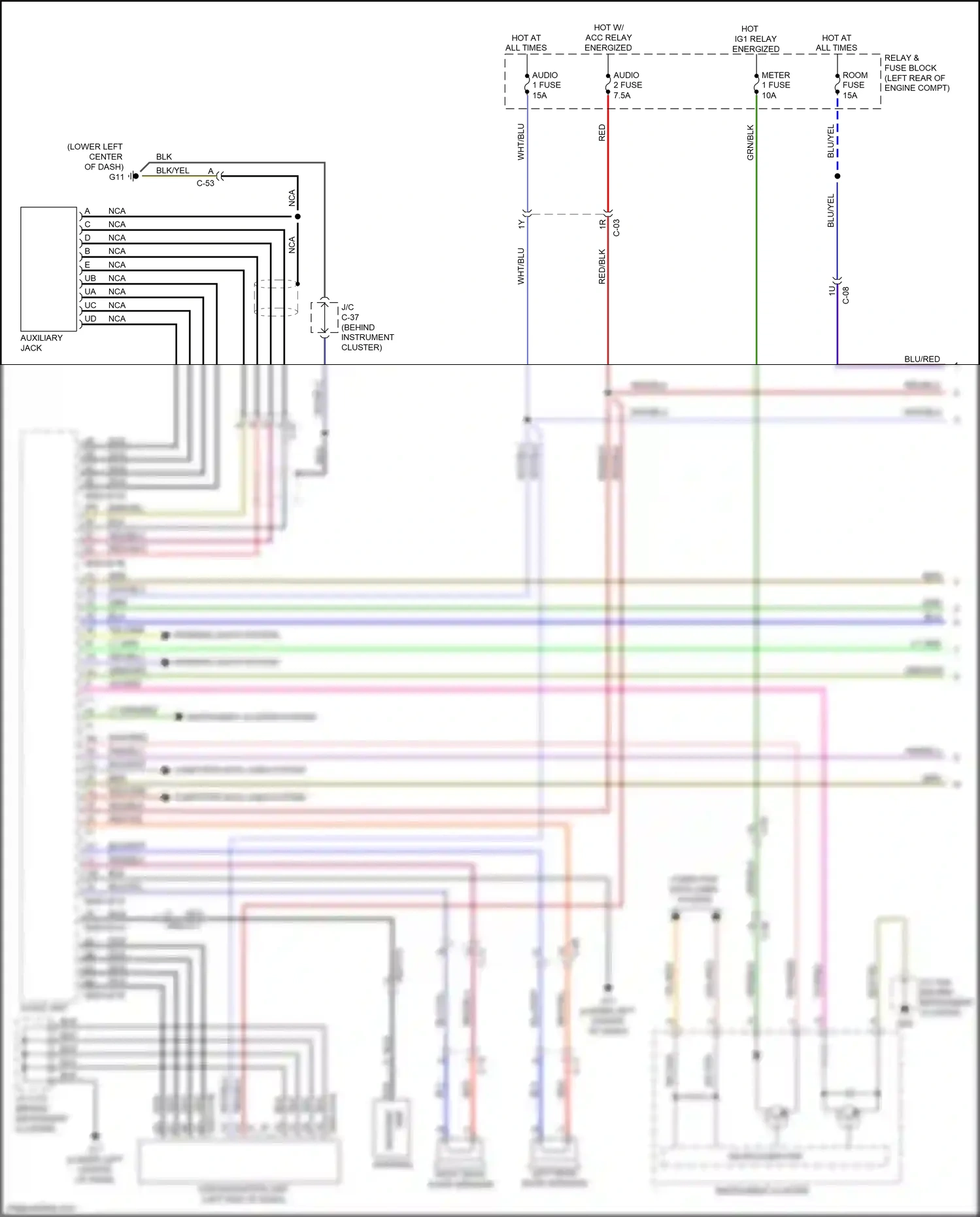 Mazda CX-5 I (2011-2015) ms can-h wiring diagram  (7 of 13)