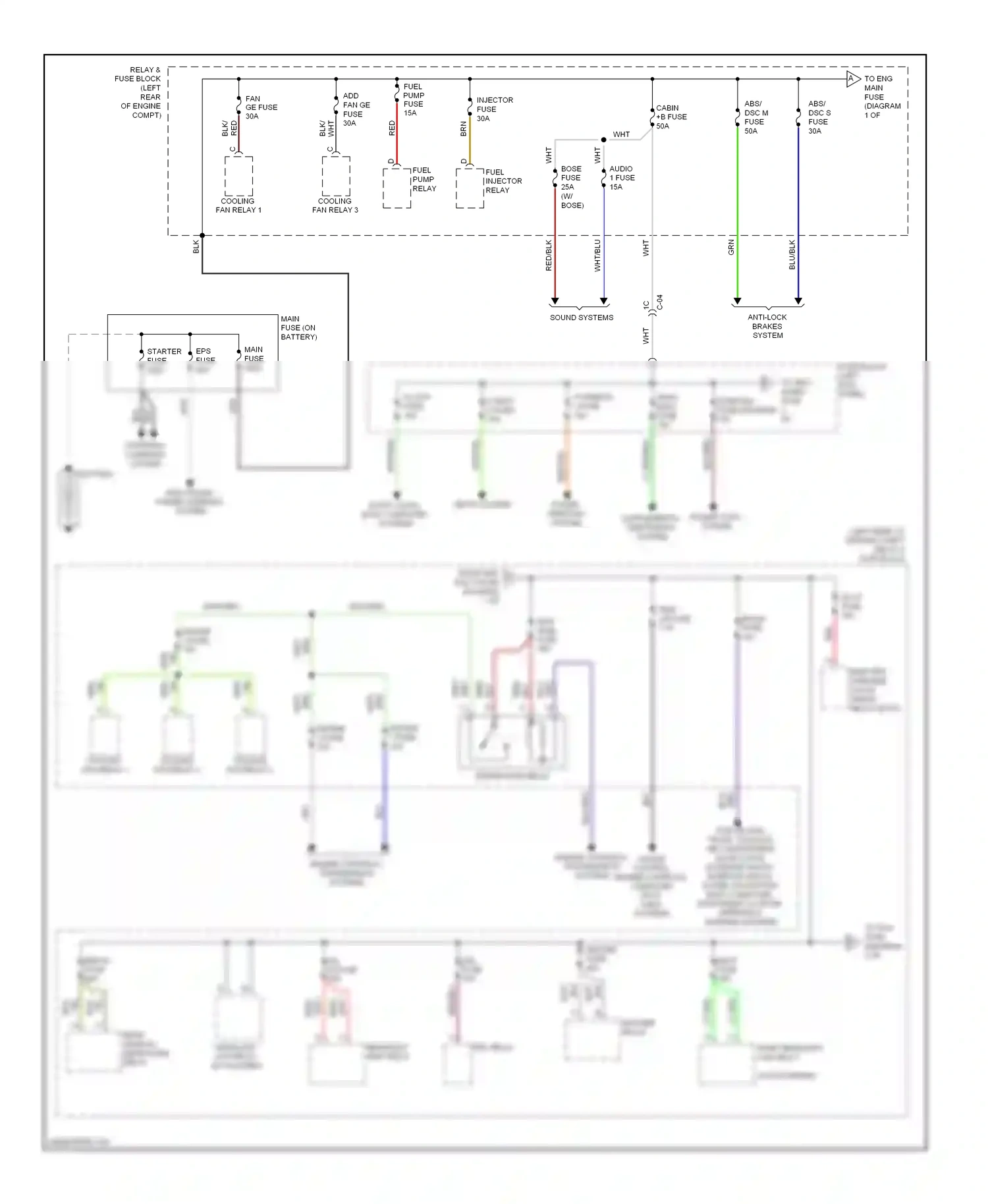 Mazda CX-5 I (2011-2015) power tops system wiring diagram  (1 of 1)