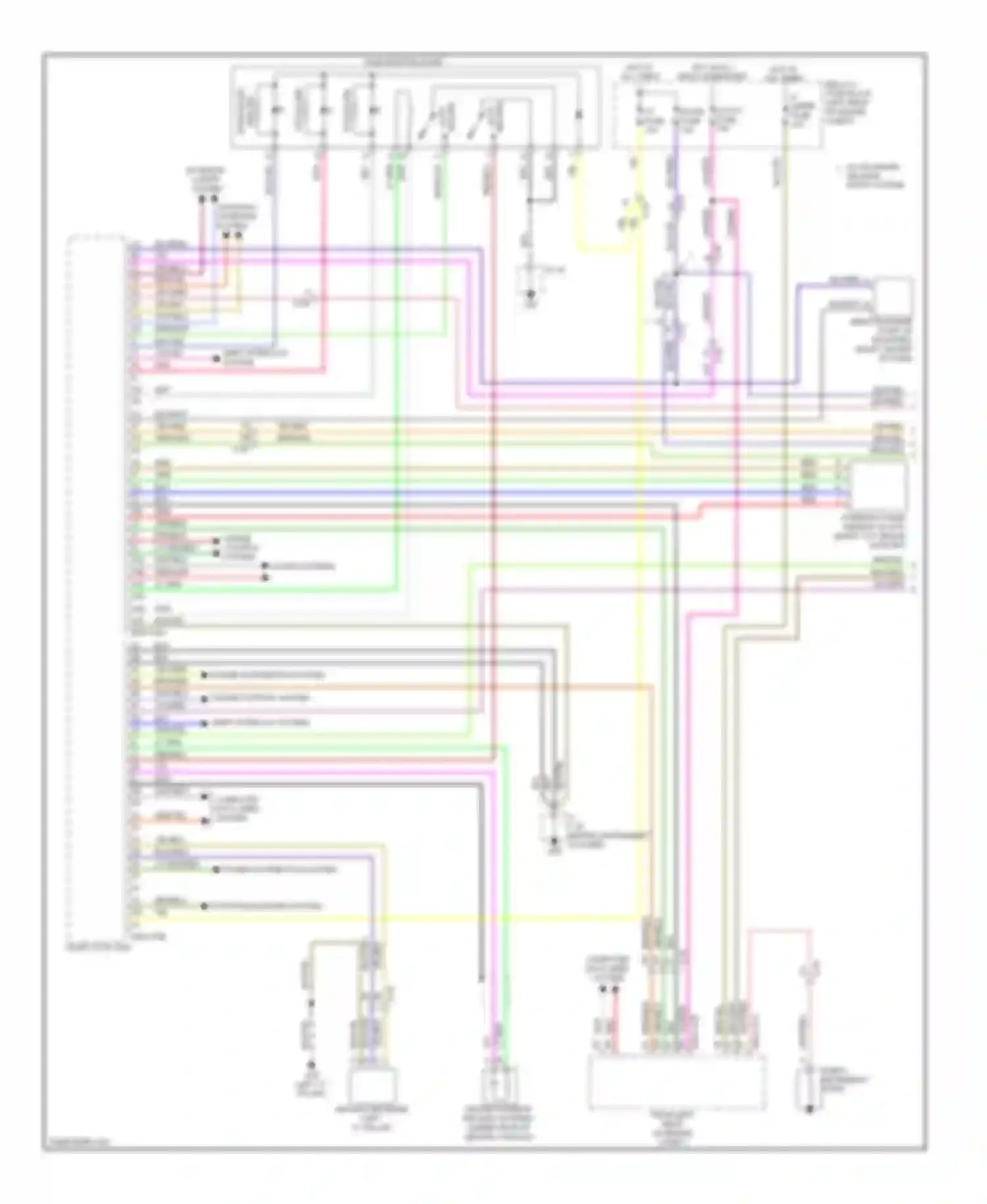Wiring diagram shift interlock system for Mazda CX-5 I (2011-2015)