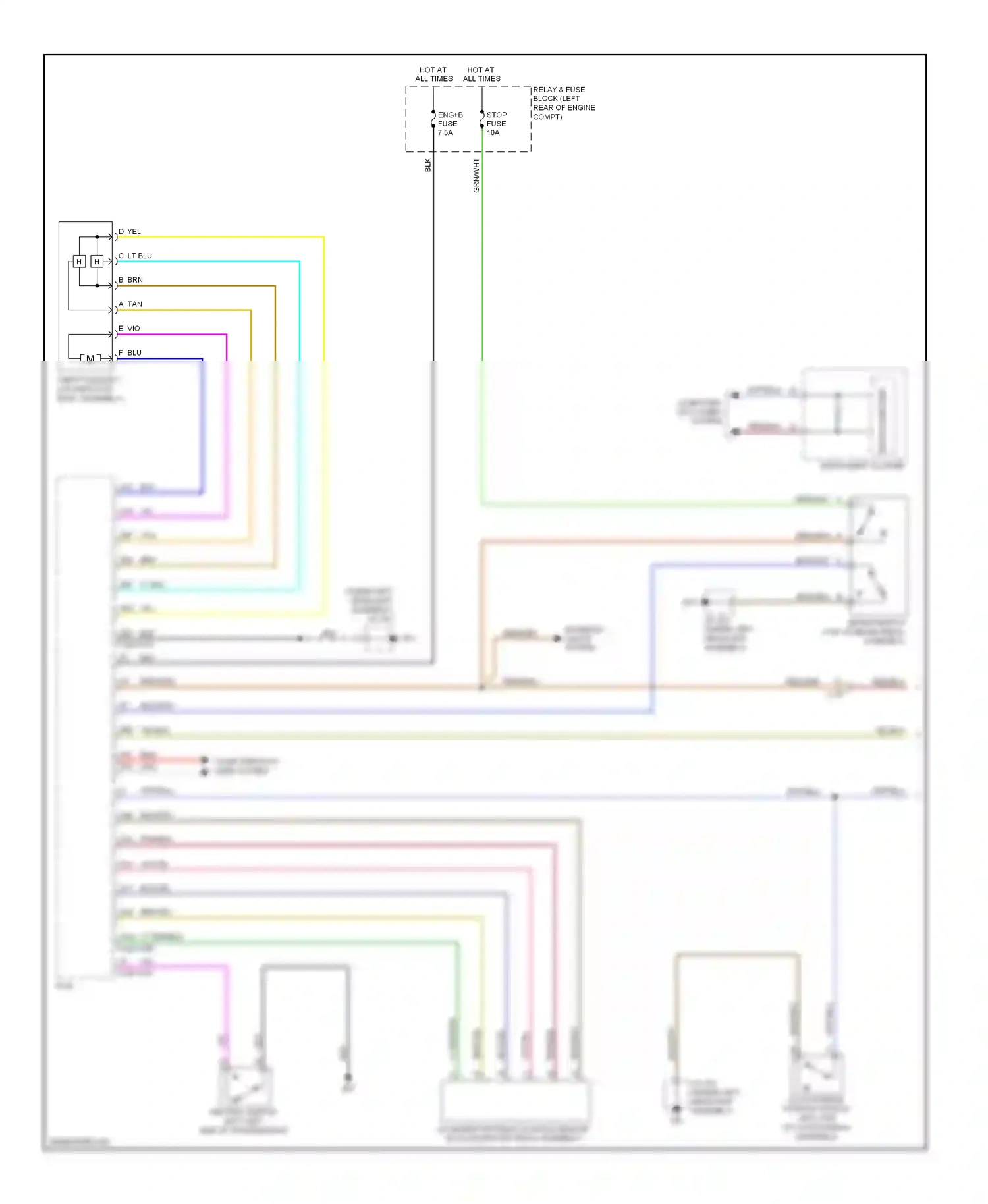 Mazda CX-5 I (2011-2015) red/grn wiring diagram  (4 of 28)