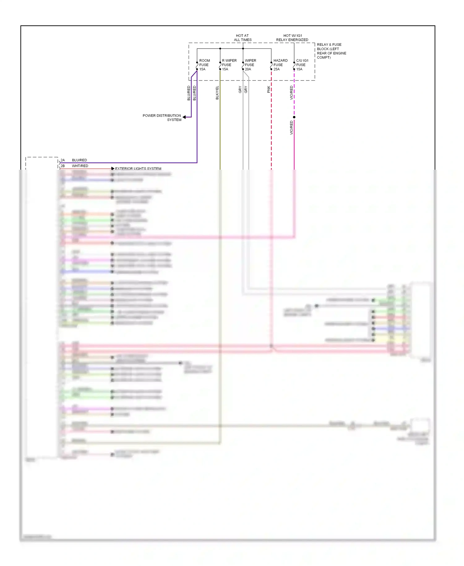 Mazda CX-5 I (2011-2015) red/grn wiring diagram  (1 of 28)
