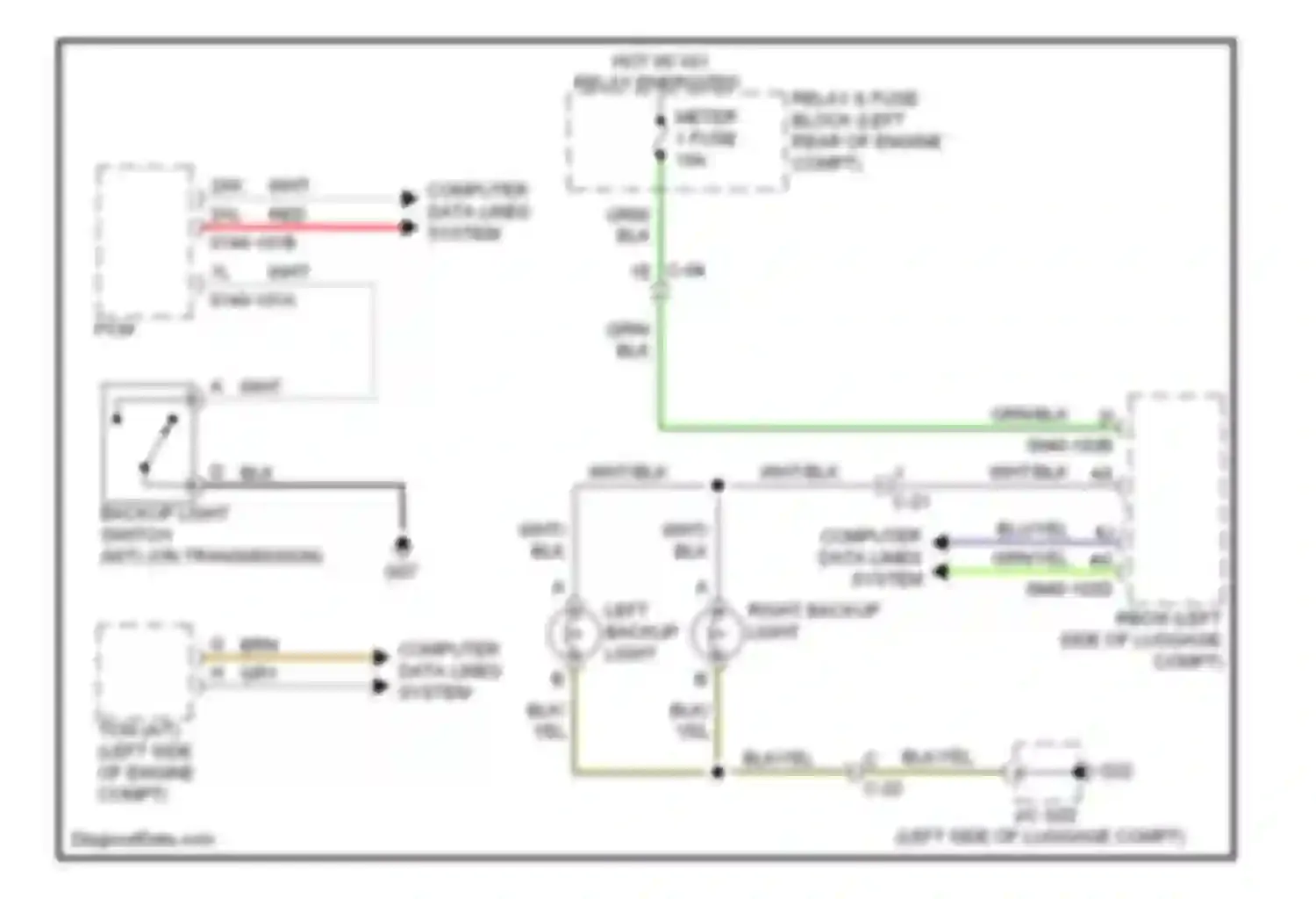 Wiring diagram computer data lines system for Mazda CX-5 I (2011-2015)