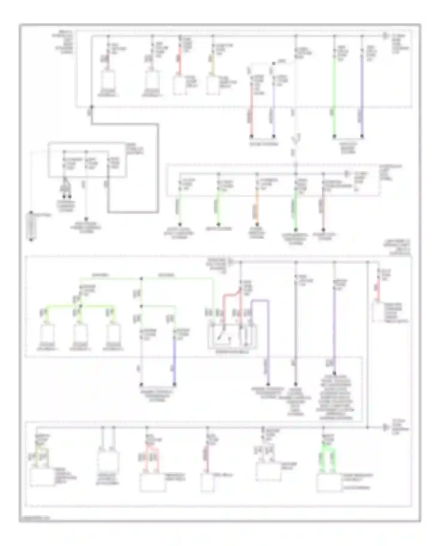 Wiring diagram fuse block (left kick for Mazda CX-5 I (2011-2015)