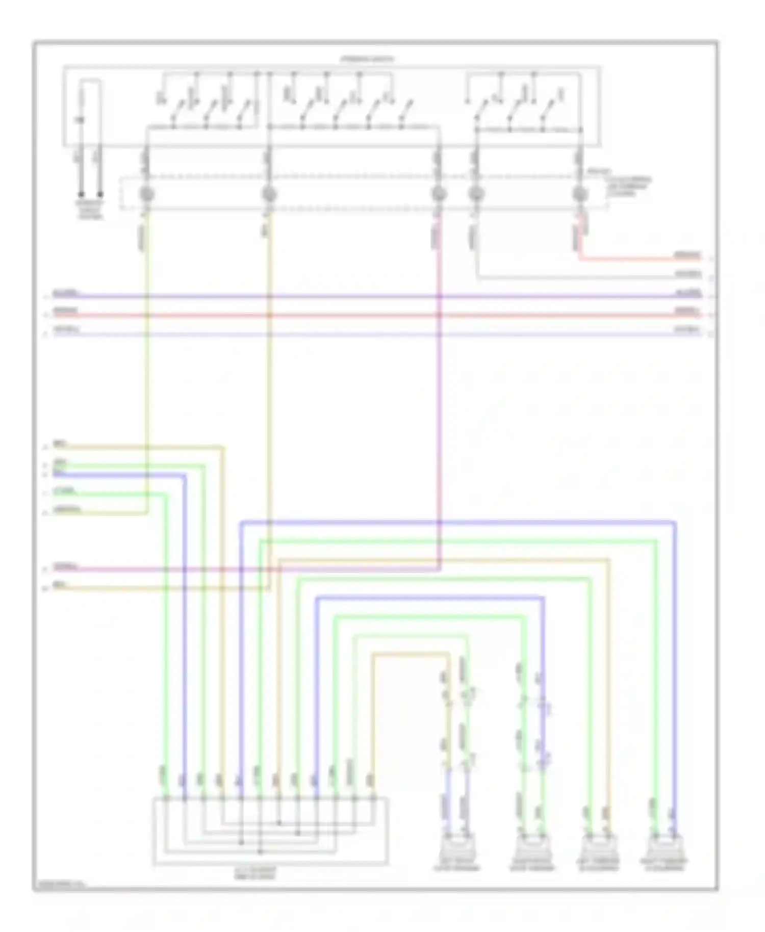 Wiring diagram blu/red for Mazda CX-5 I (2011-2015)