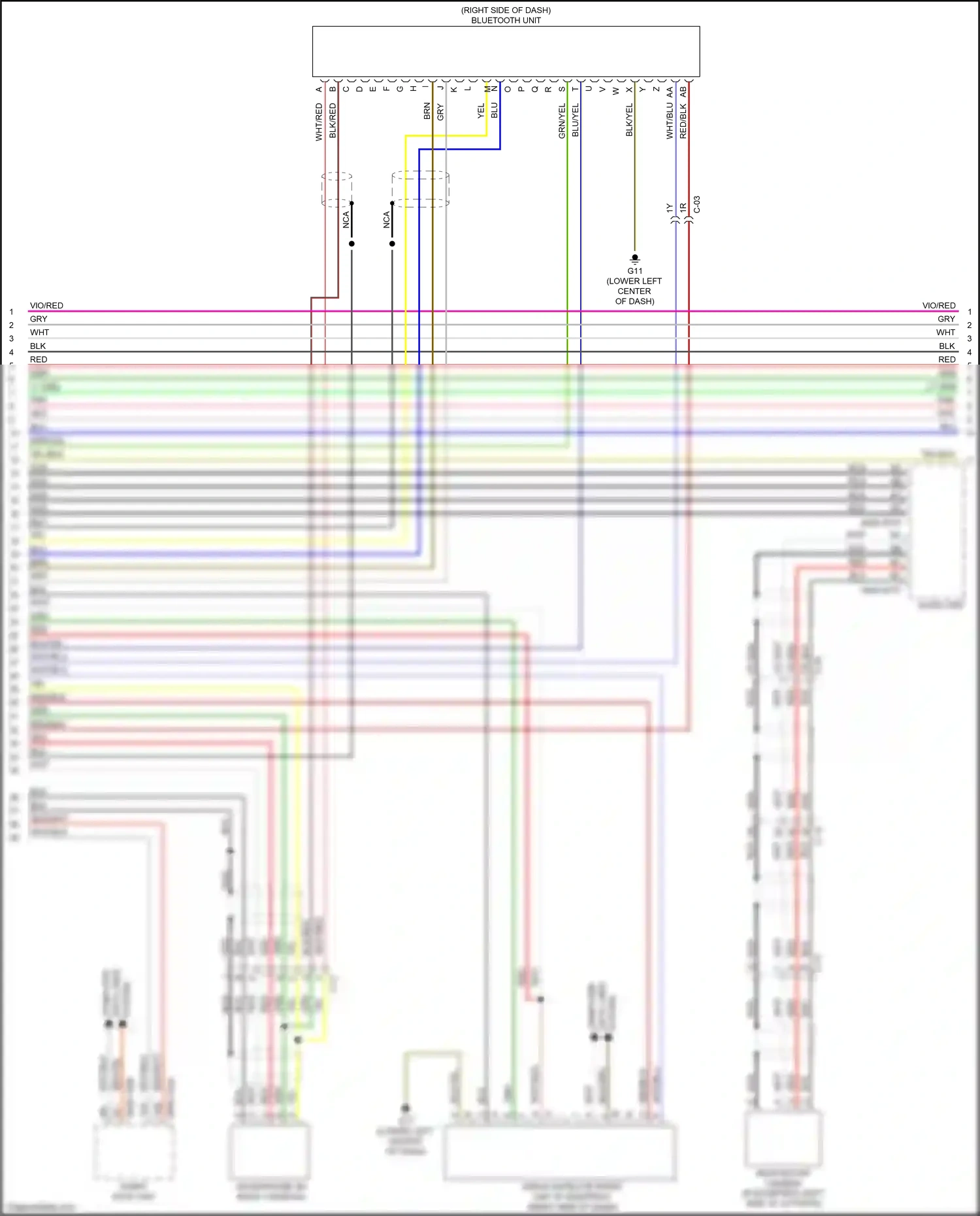 Mazda CX-5 I (2011-2015) system wiring diagram  (1 of 2)