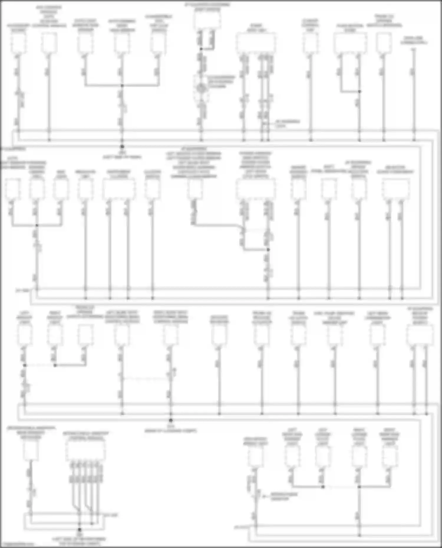 CX-5 Mazda II facelift (2021-2024): Ground distribution circuit (1 of 3)