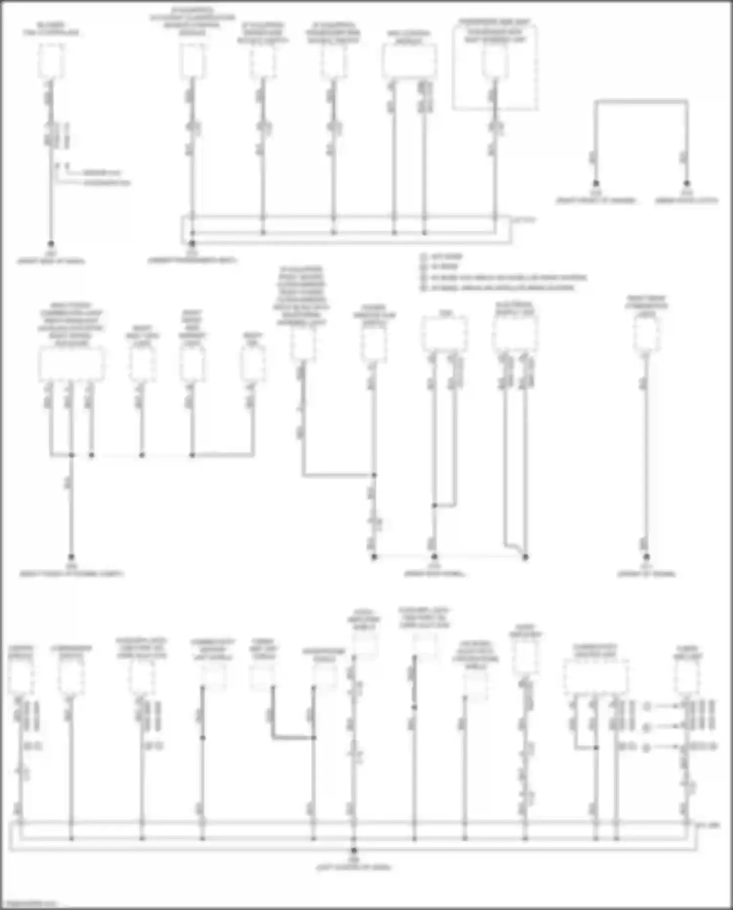 CX-5 Mazda II facelift (2021-2024): Ground distribution circuit (3 of 3)