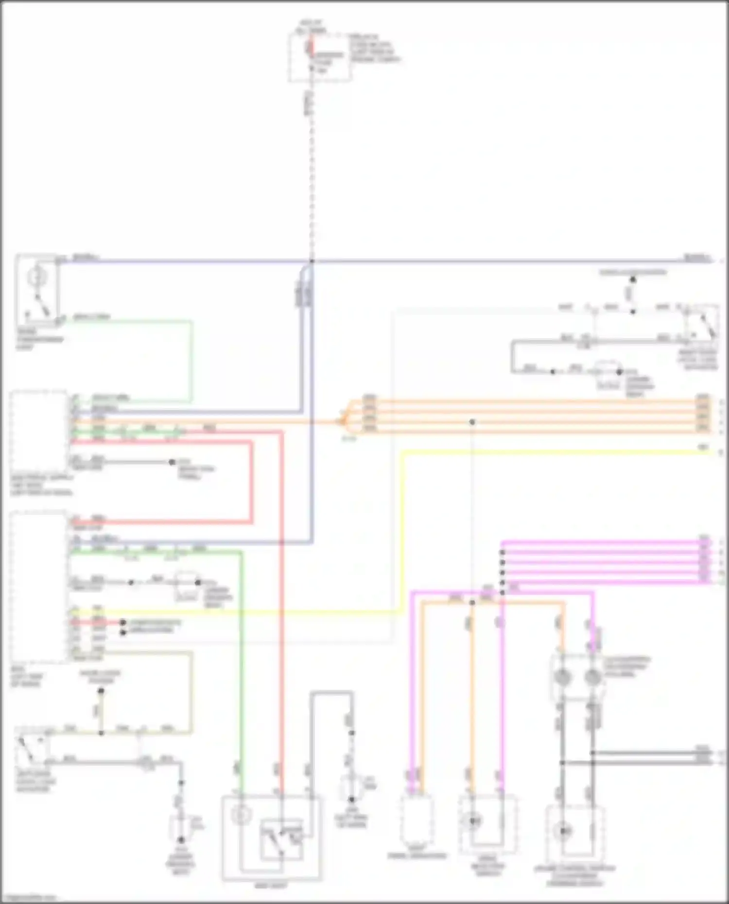 CX-5 Mazda II facelift (2021-2024): Interior lights circuit (1 of 2)
