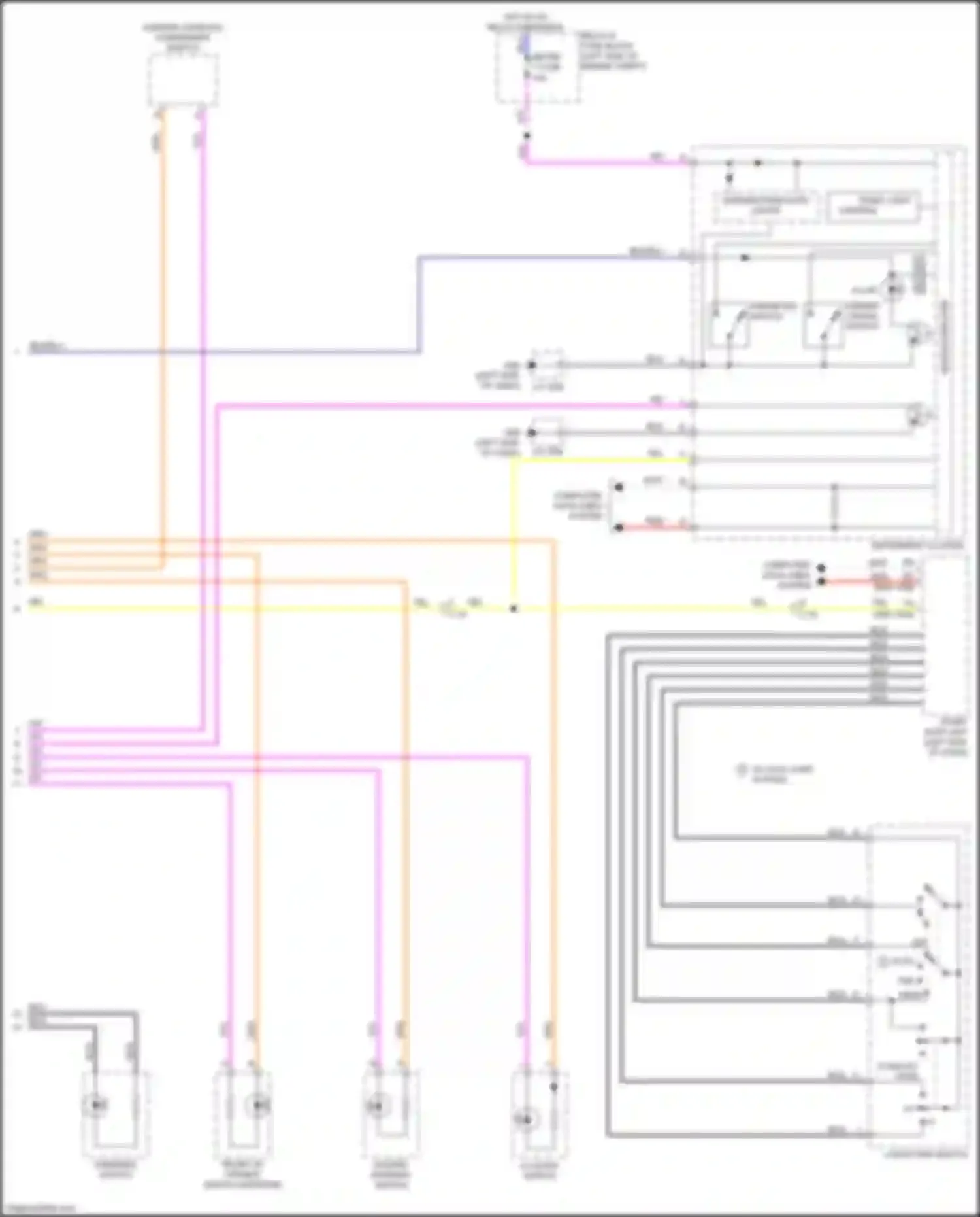 CX-5 Mazda II facelift (2021-2024): Interior lights circuit (2 of 2)