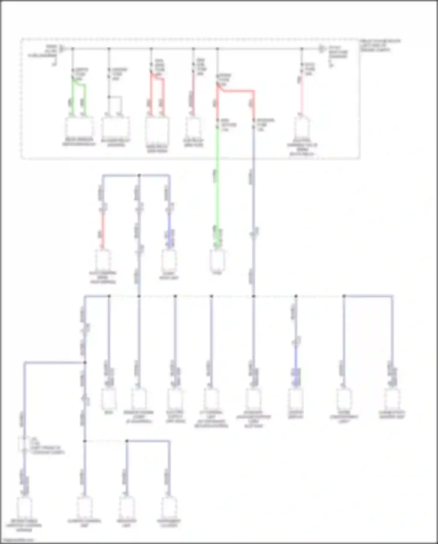 CX-5 Mazda II facelift (2021-2024): Power distribution circuit (3 of 5)