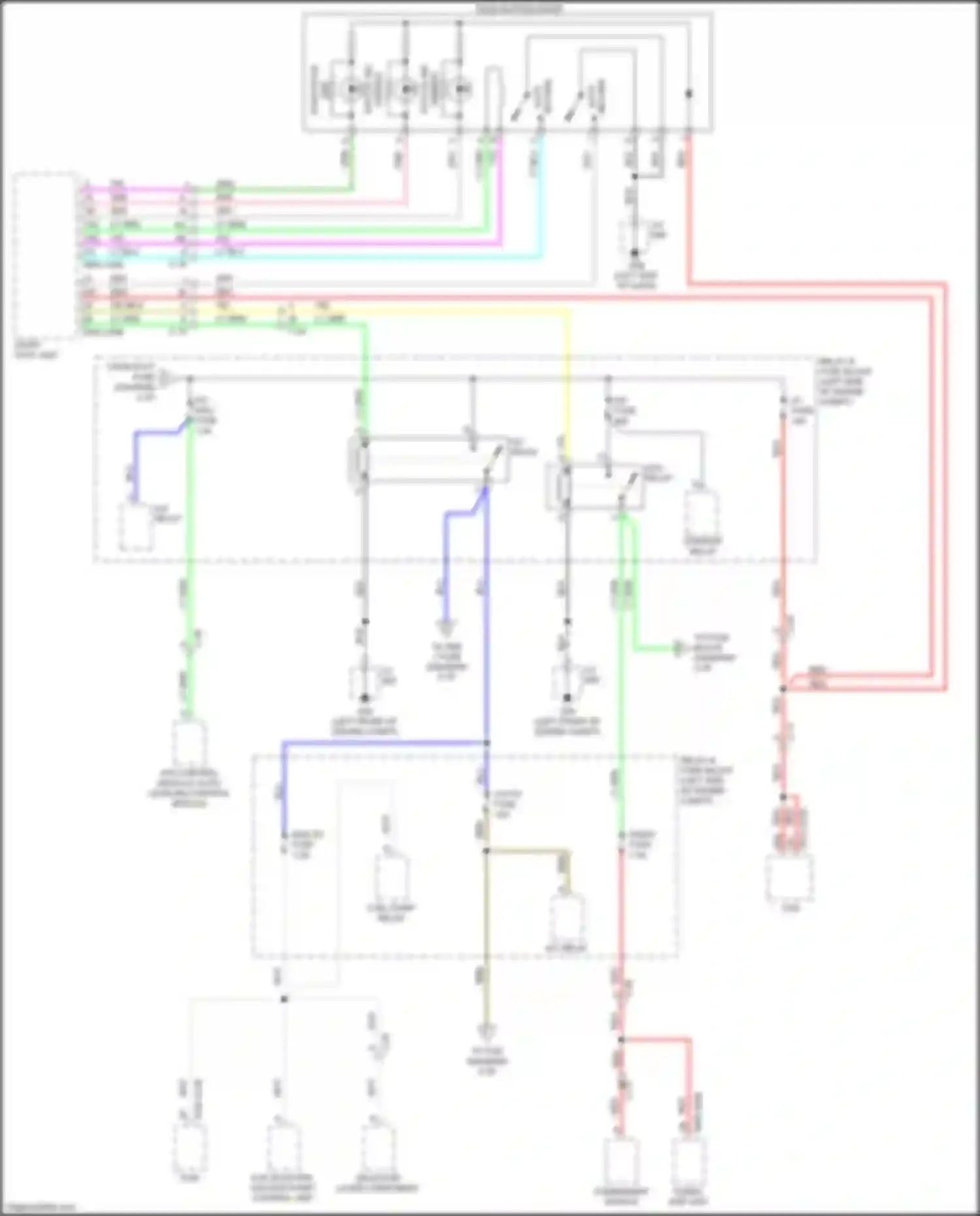 CX-5 Mazda II facelift (2021-2024): Power distribution circuit (4 of 5)