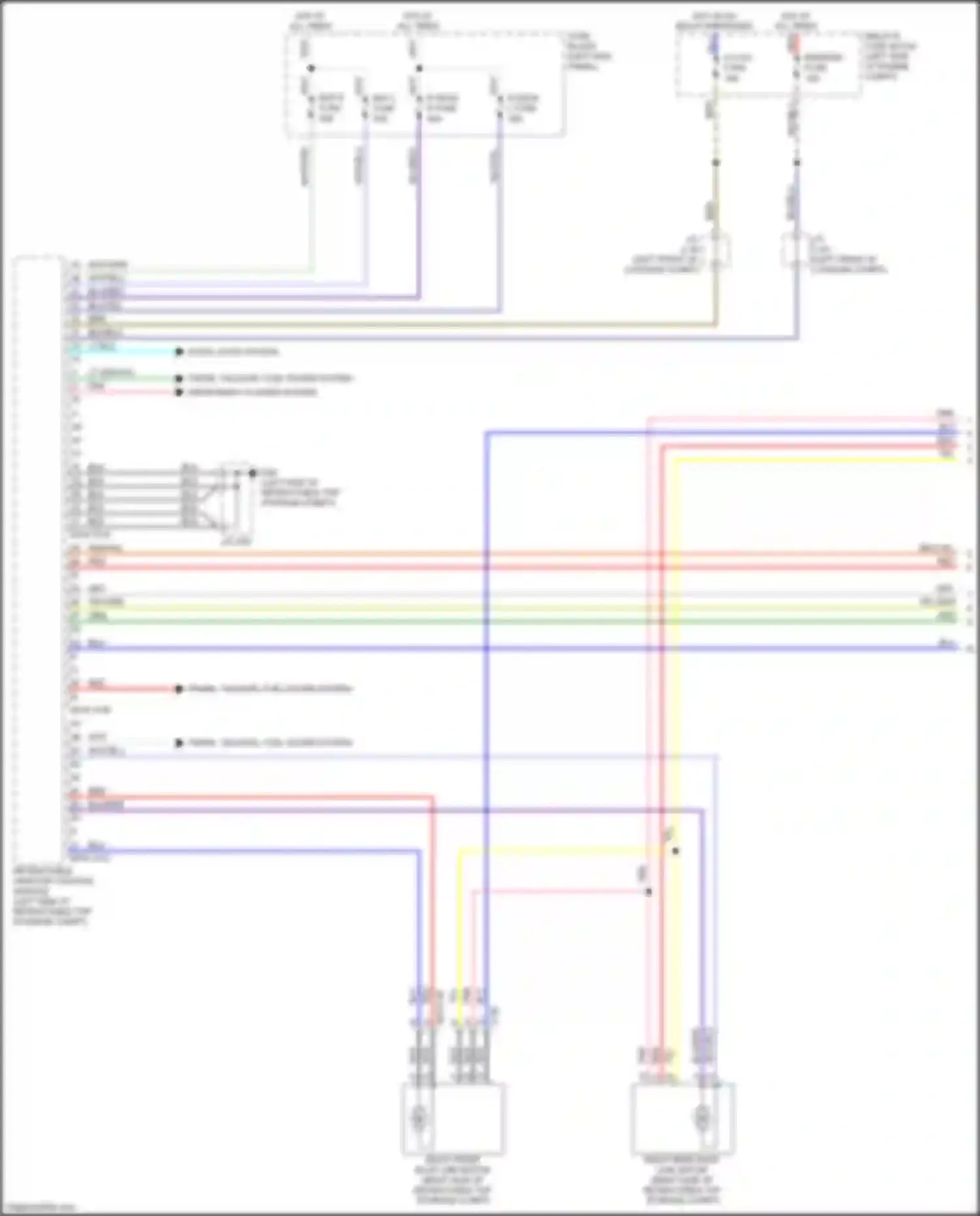 CX-5 Mazda II facelift (2021-2024): Power top/sunroof circuit (1 of 2)