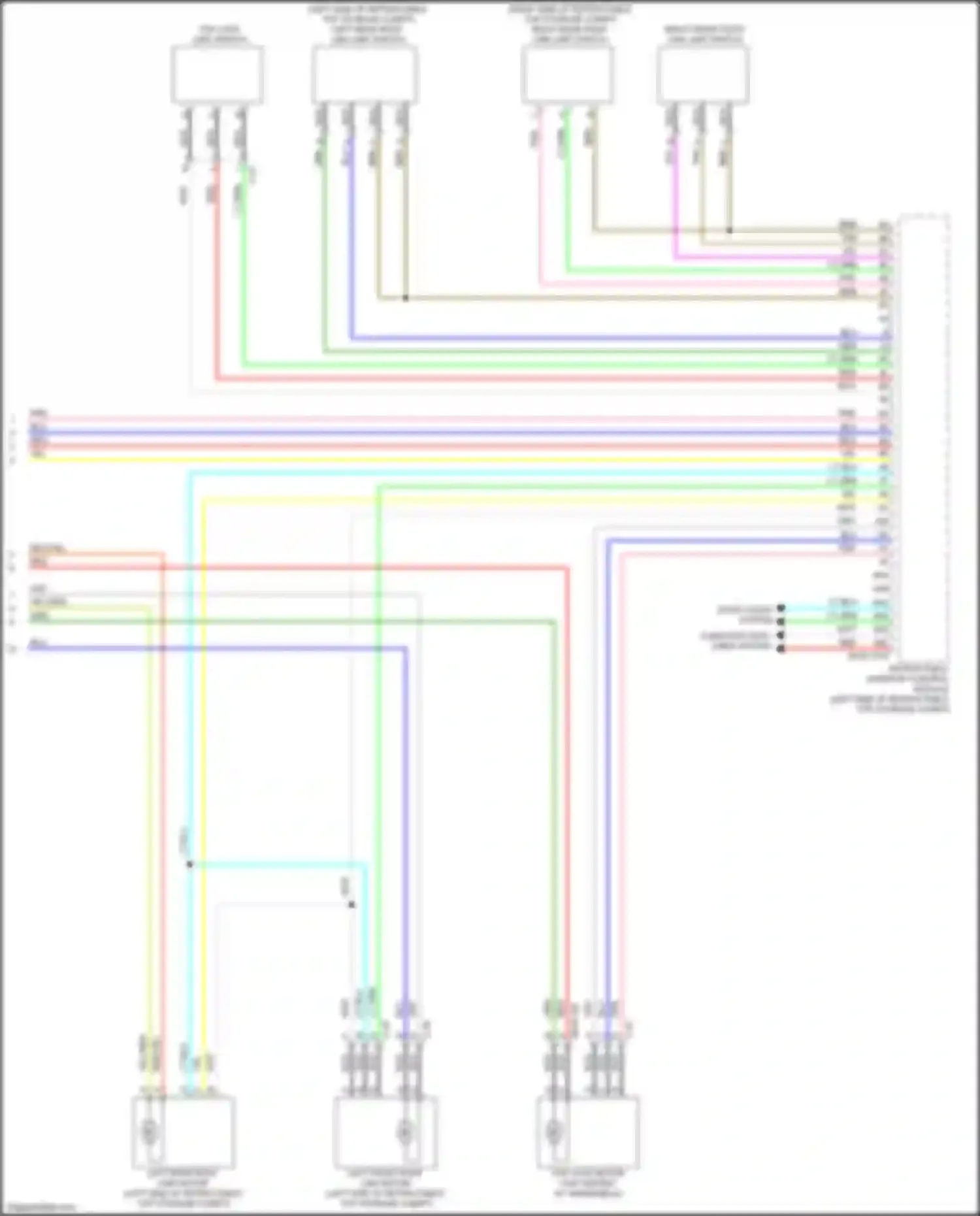 CX-5 Mazda II facelift (2021-2024): Power top/sunroof circuit (2 of 2)