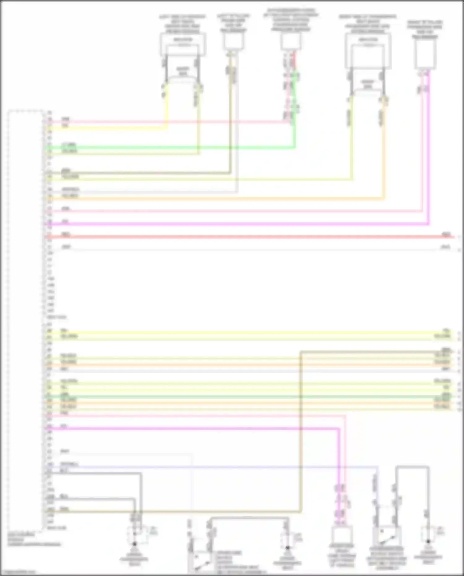 CX-5 Mazda II facelift (2021-2024): Supplemental restraints circuit (1 of 3)