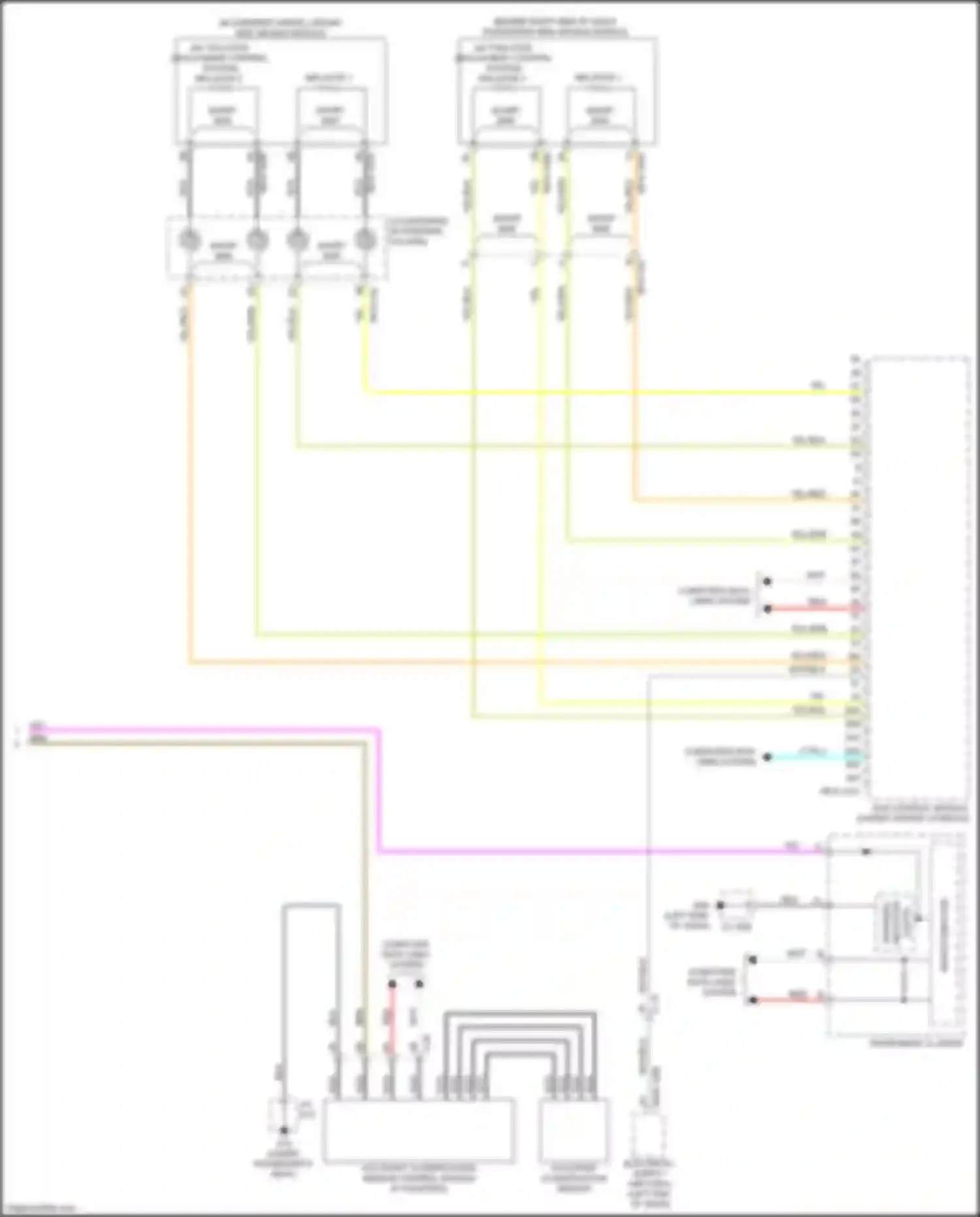 CX-5 Mazda II facelift (2021-2024): Supplemental restraints circuit (3 of 3)