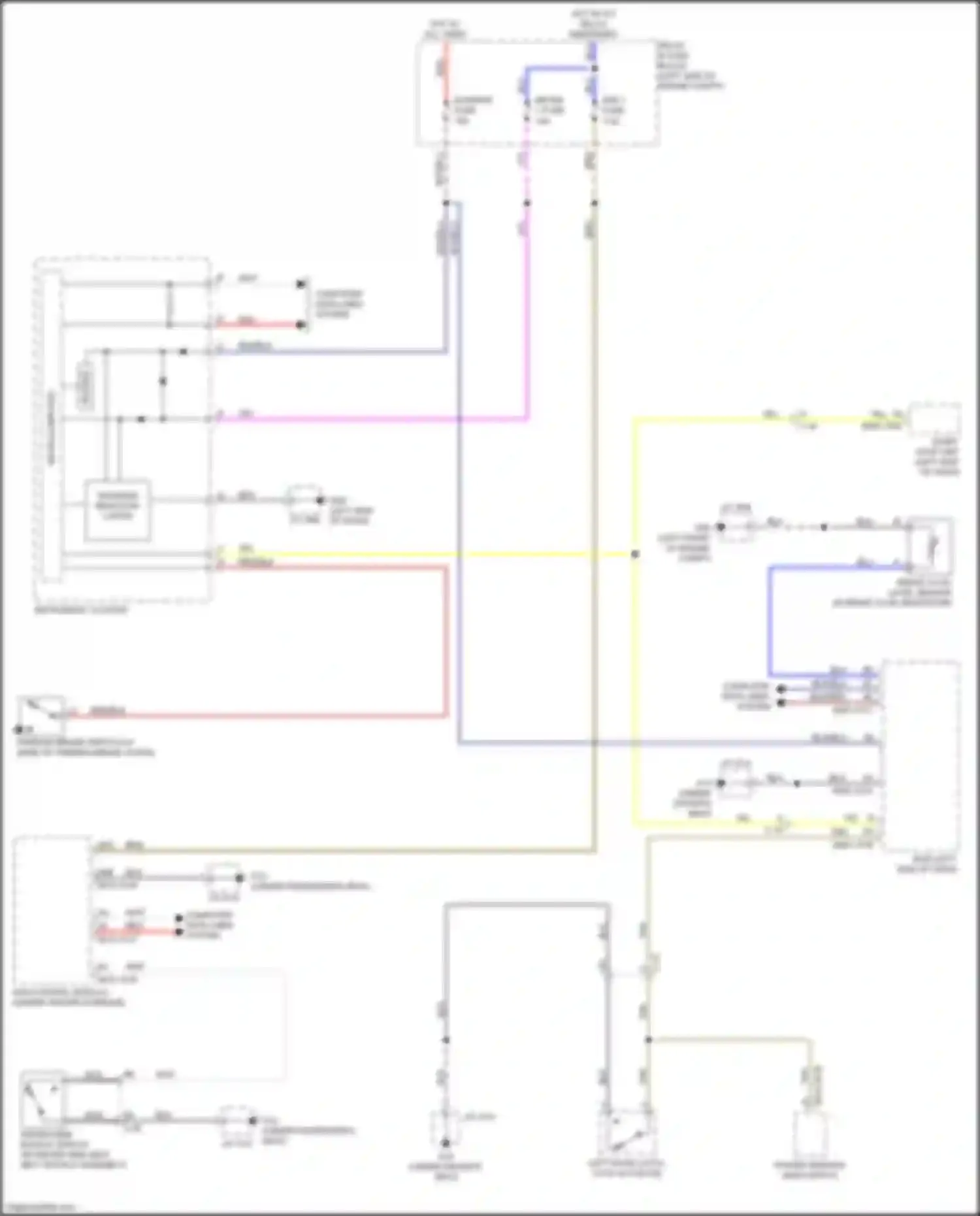 CX-5 Mazda II facelift (2021-2024): Warning systems circuit
