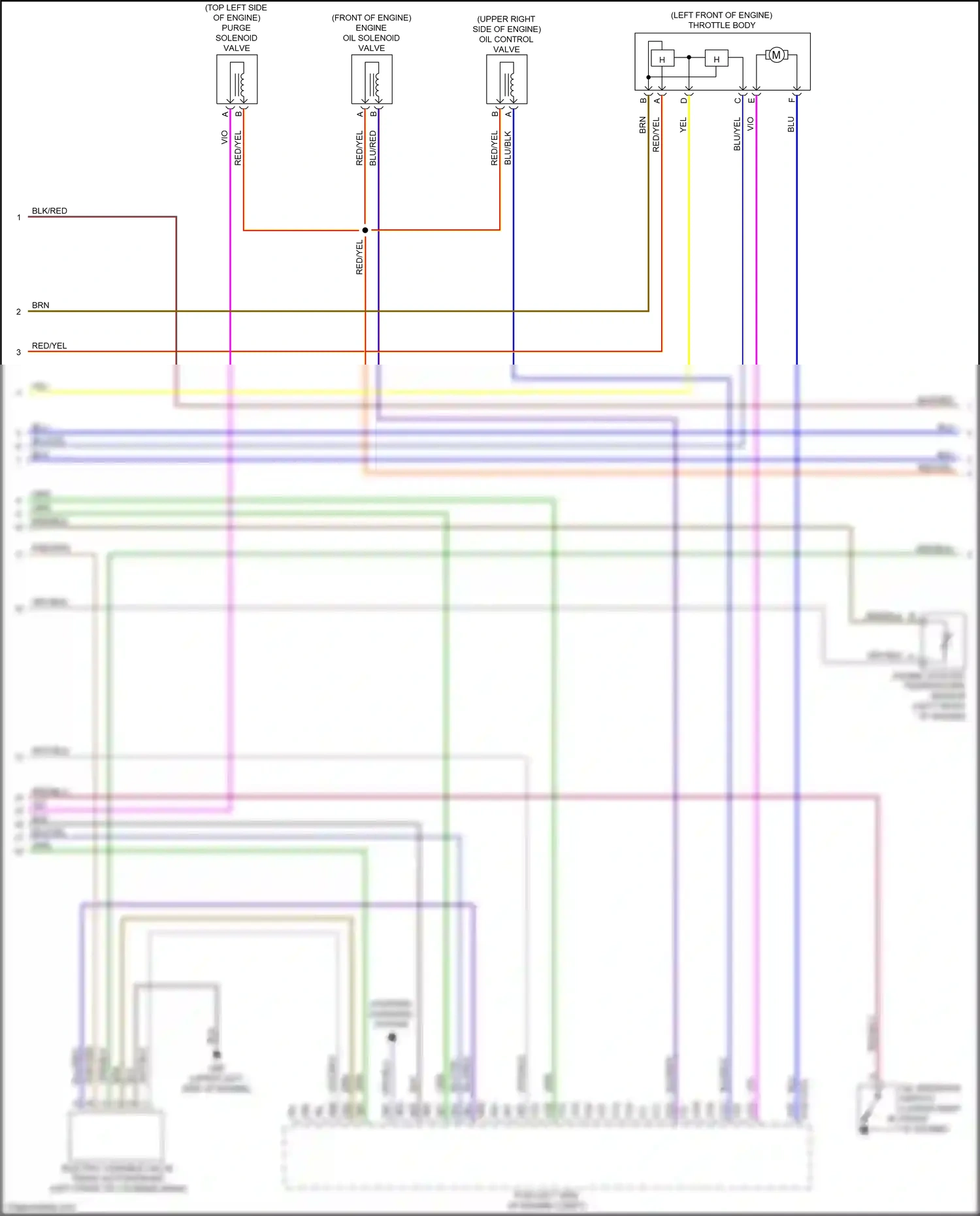 Wiring diagram blk for Mazda CX-5 II facelift (2021-2024) (81 of 83)