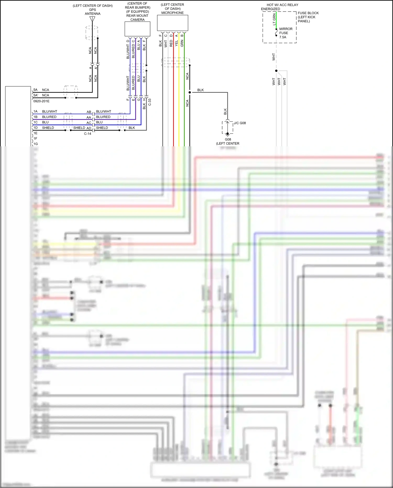 Wiring diagram blk for Mazda CX-5 II facelift (2021-2024) (68 of 83)