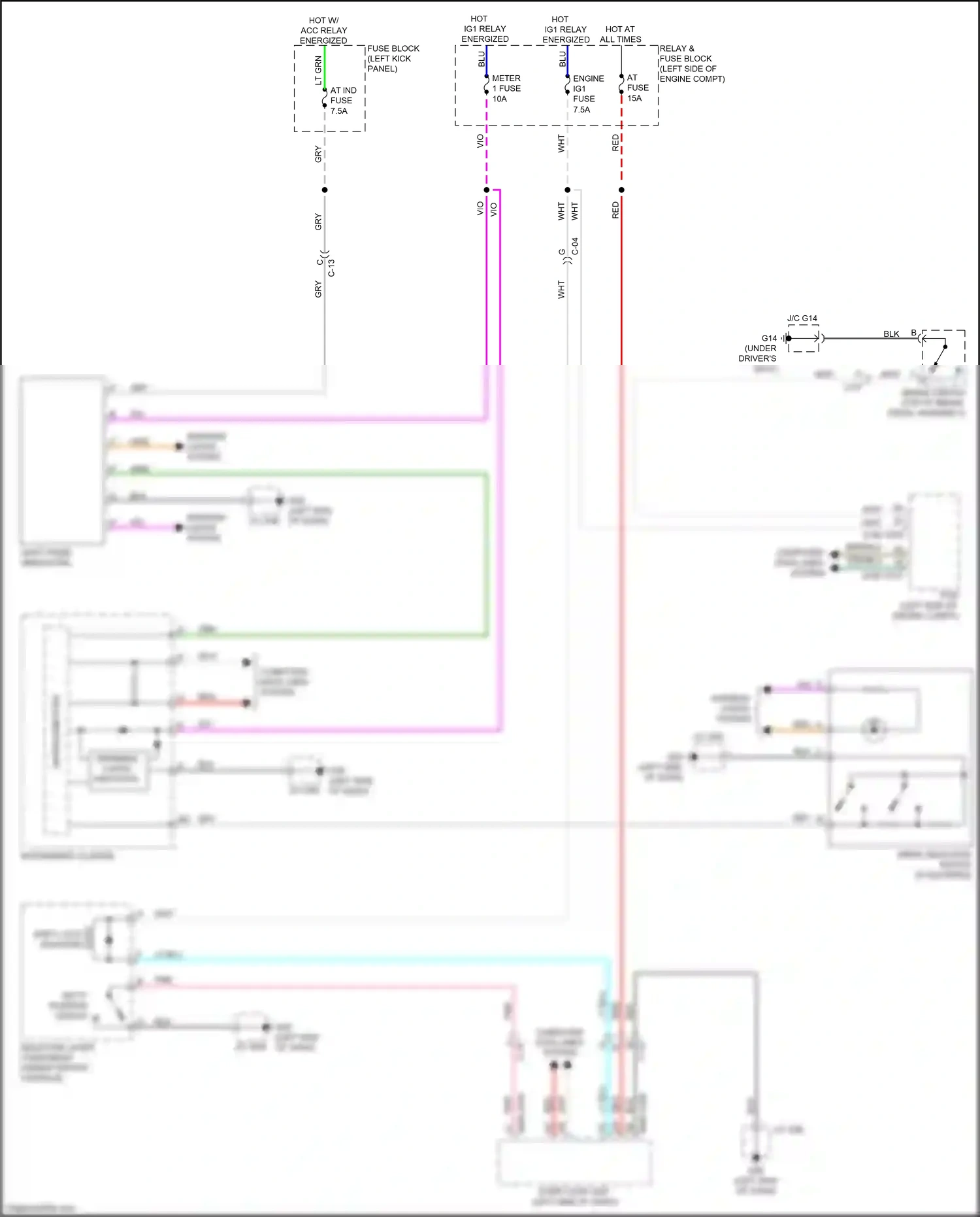 Wiring diagram blu for Mazda CX-5 II facelift (2021-2024) (30 of 75)