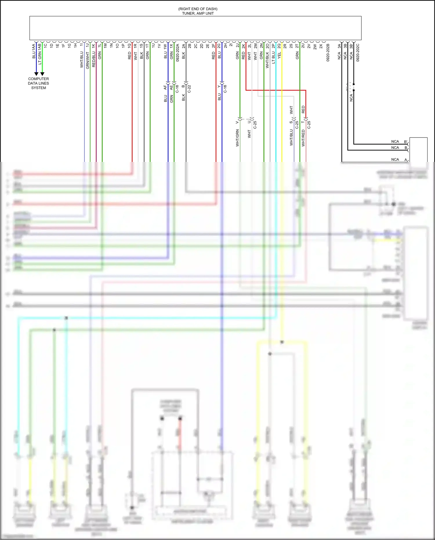 Wiring diagram c-21 for Mazda CX-5 II facelift (2021-2024) (4 of 9)