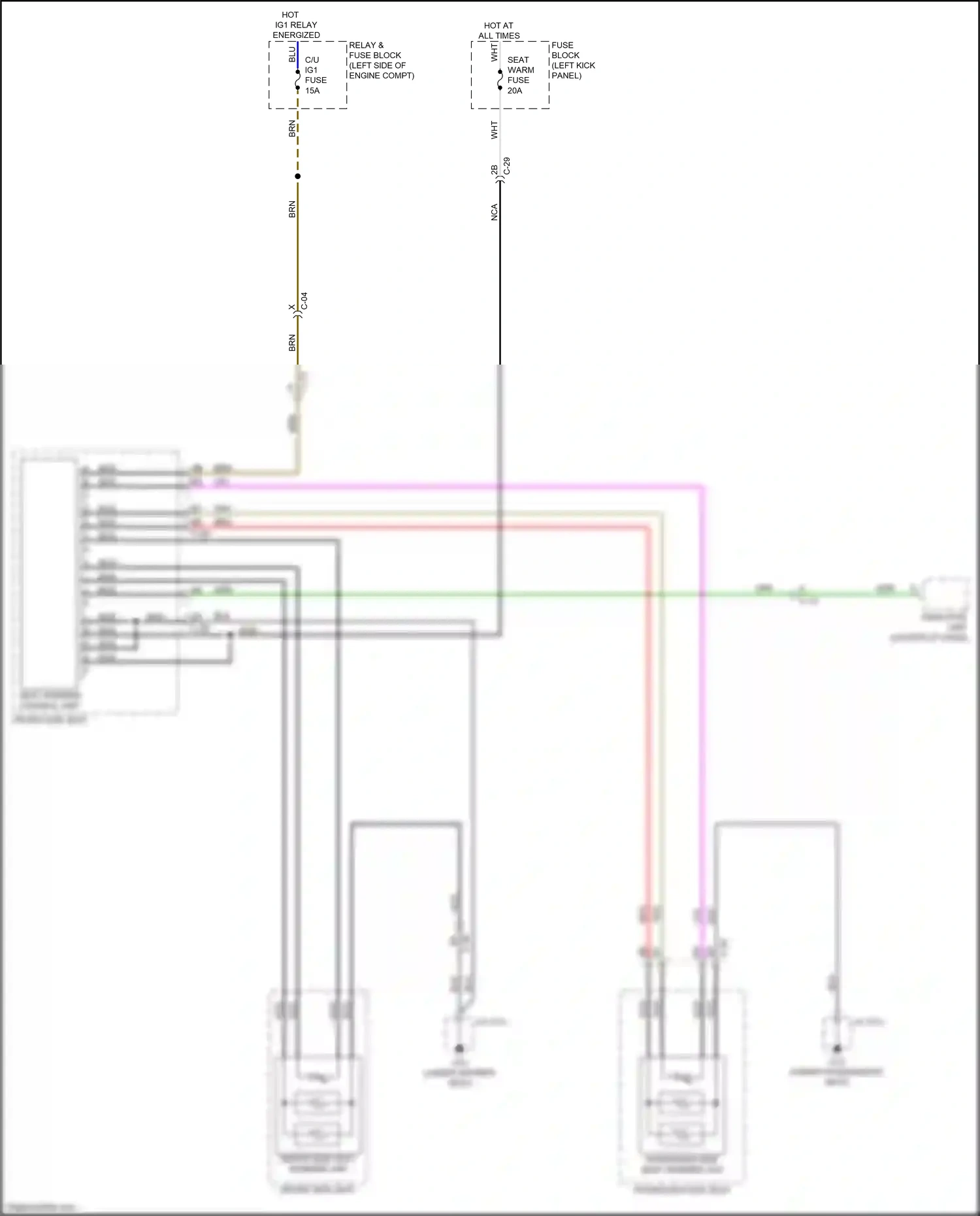 Wiring diagram nca for Mazda CX-5 II facelift (2021-2024) (38 of 63)