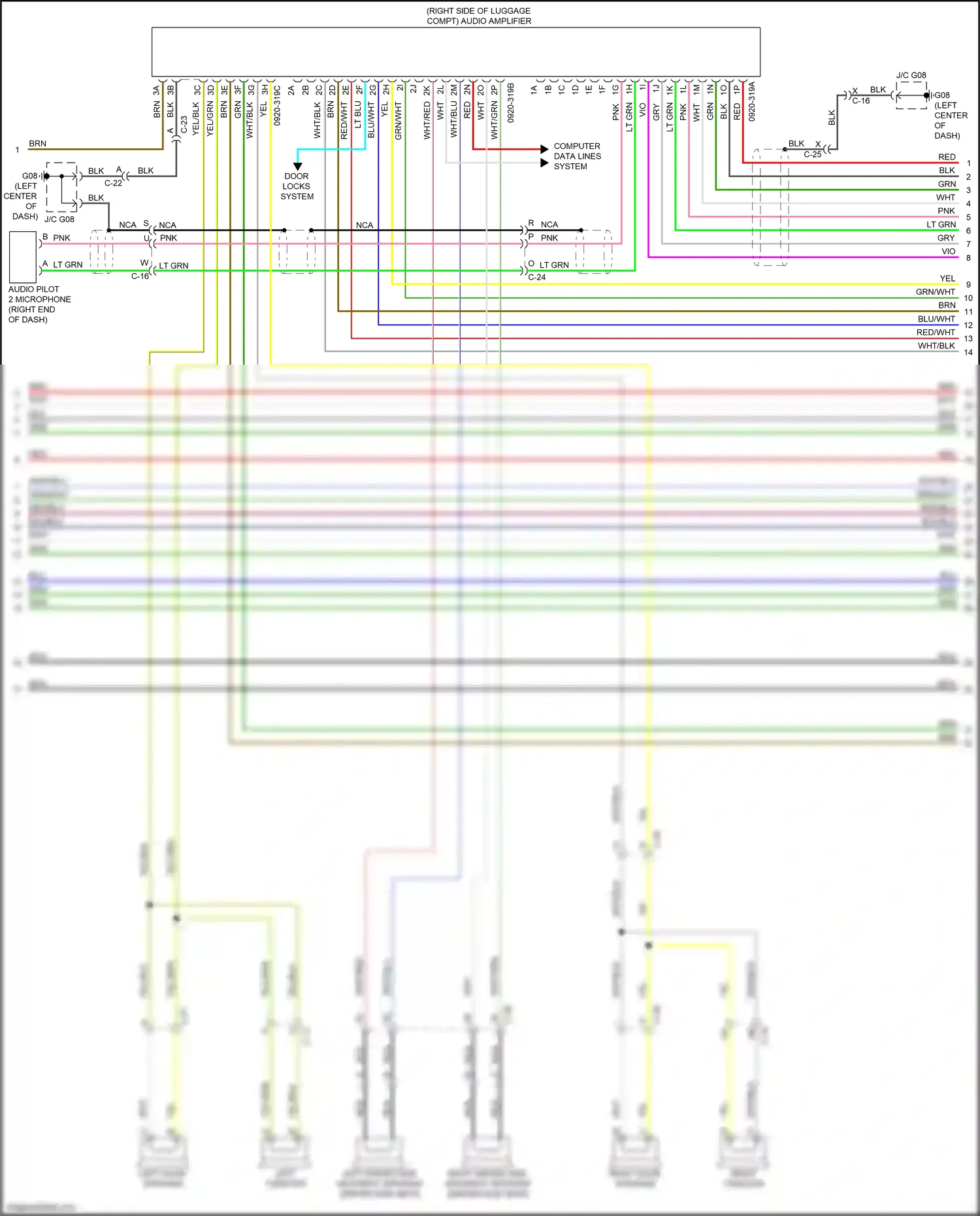 Wiring diagram nca for Mazda CX-5 II facelift (2021-2024) (27 of 63)