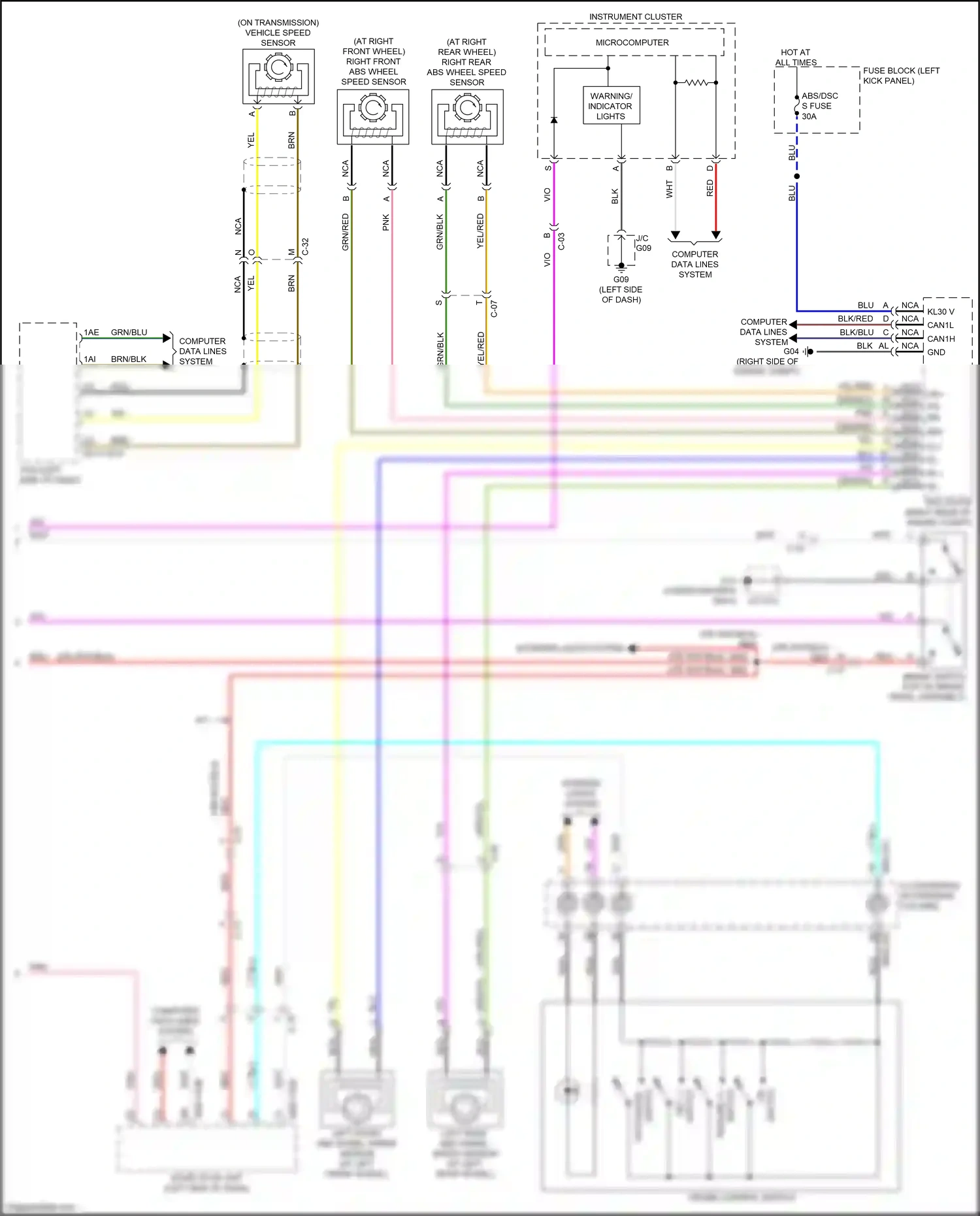 Wiring diagram nca for Mazda CX-5 II facelift (2021-2024) (24 of 63)