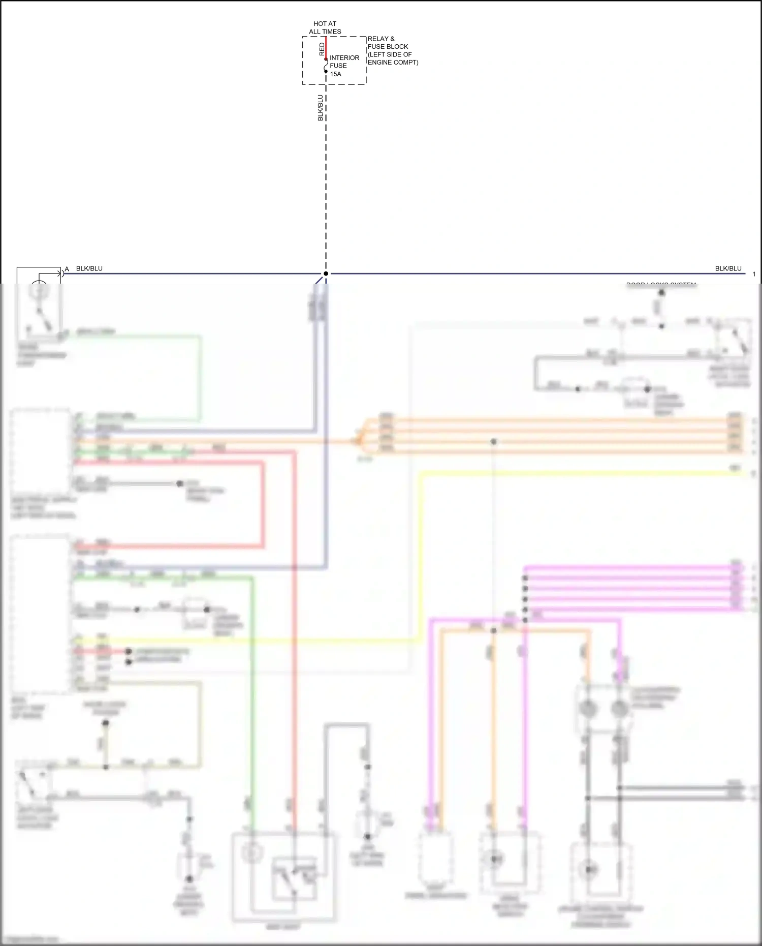 Wiring diagram nca for Mazda CX-5 II facelift (2021-2024) (7 of 63)