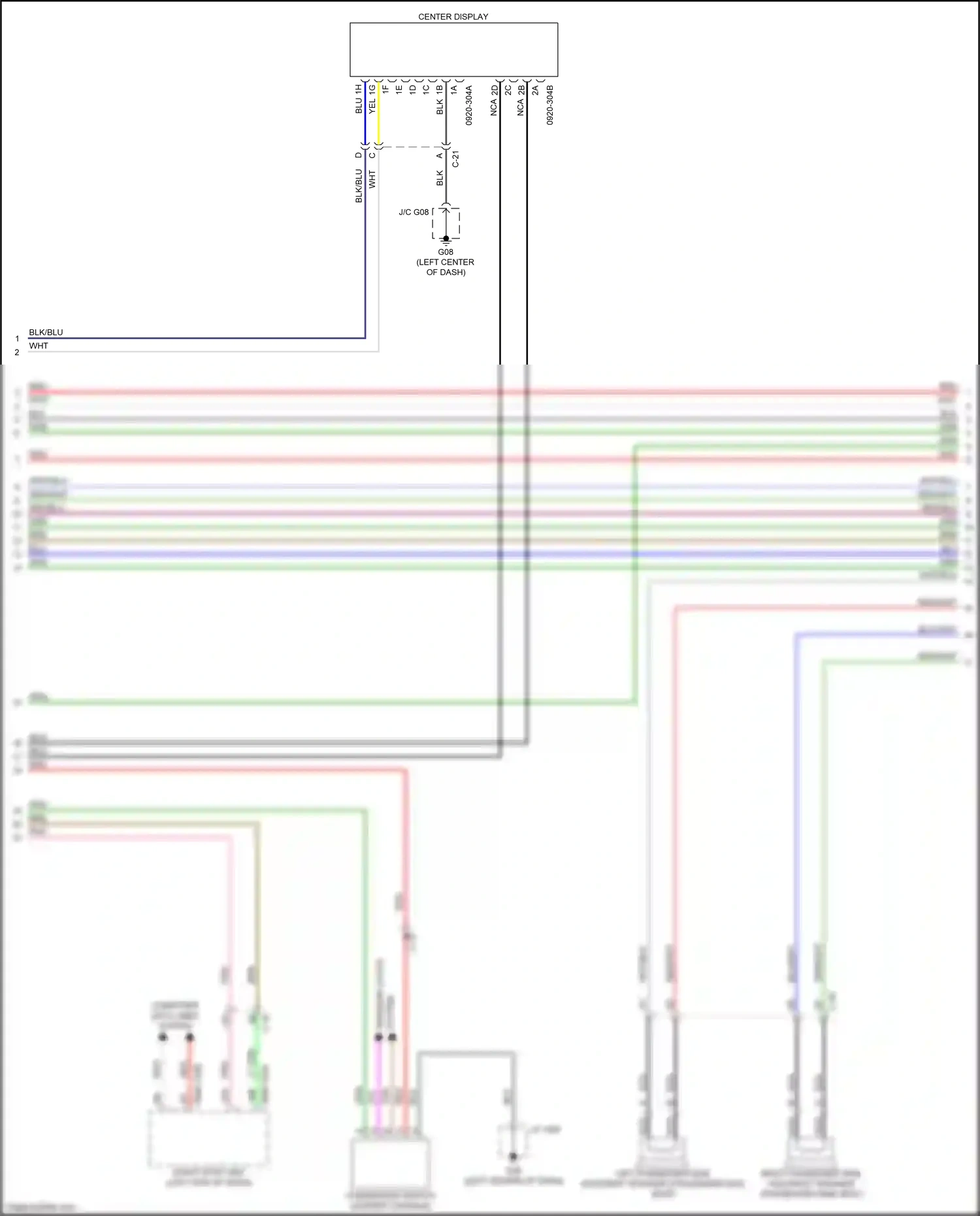 Wiring diagram red for Mazda CX-5 II facelift (2021-2024) (6 of 76)