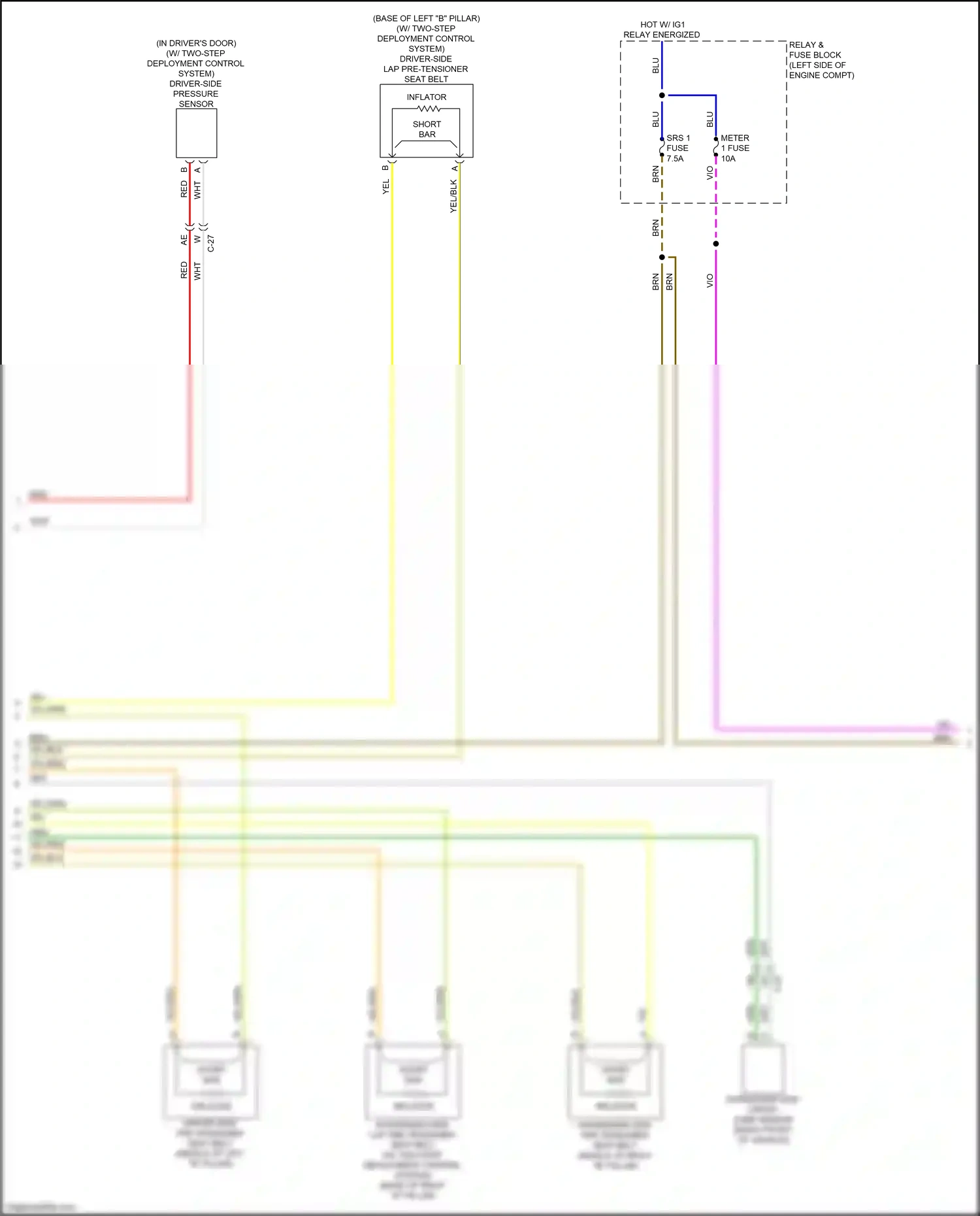 Wiring diagram red for Mazda CX-5 II facelift (2021-2024) (67 of 76)