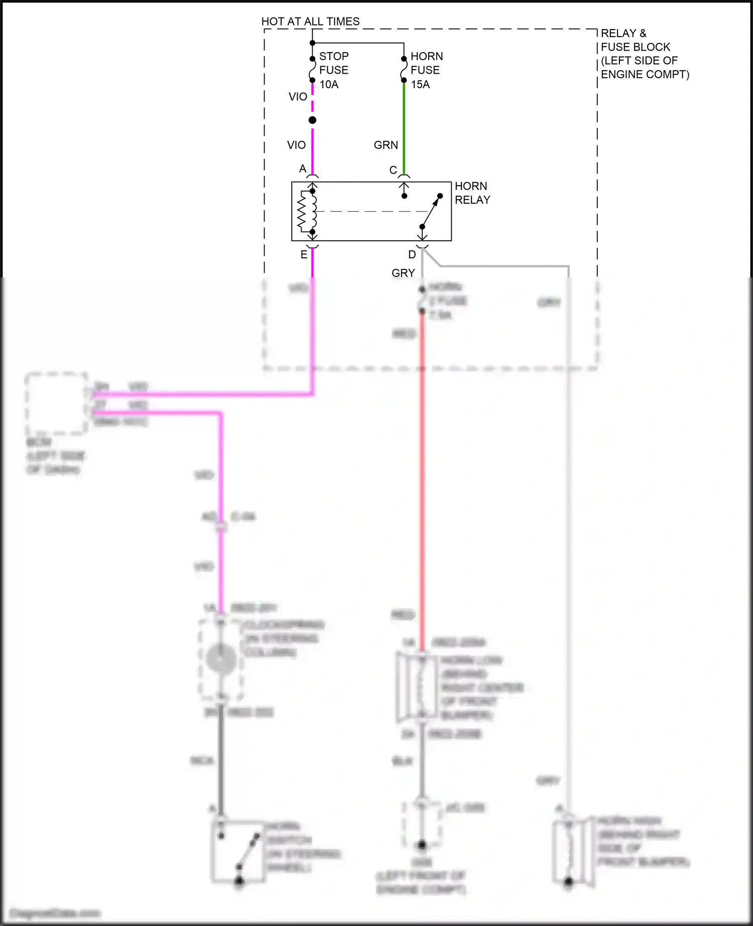 Wiring diagram red for Mazda CX-5 II facelift (2021-2024) (32 of 76)