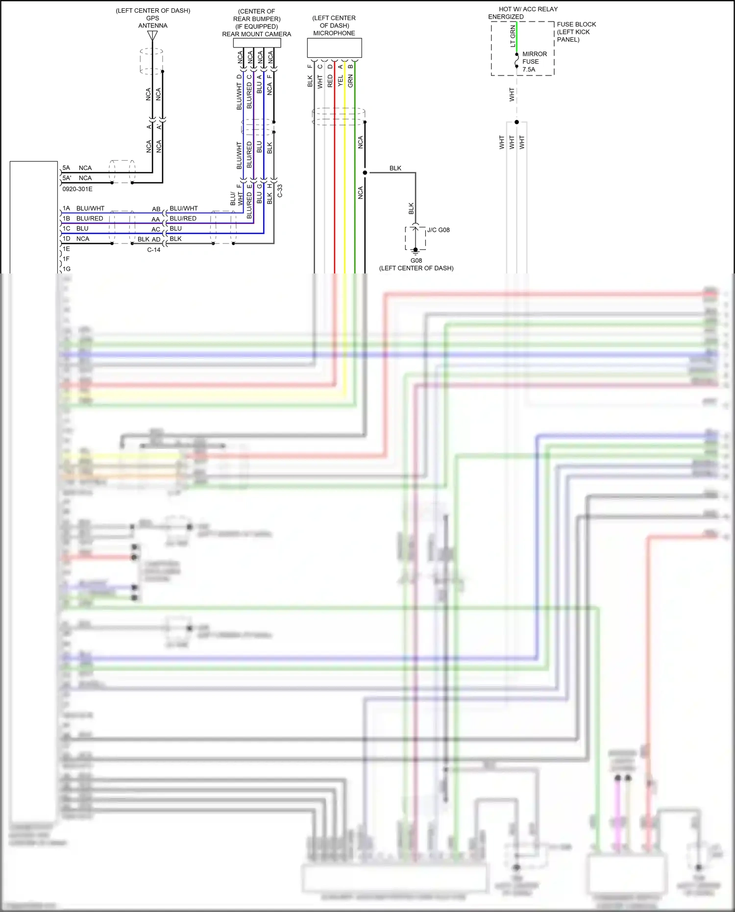 Wiring diagram tan for Mazda CX-5 II facelift (2021-2024) (6 of 28)
