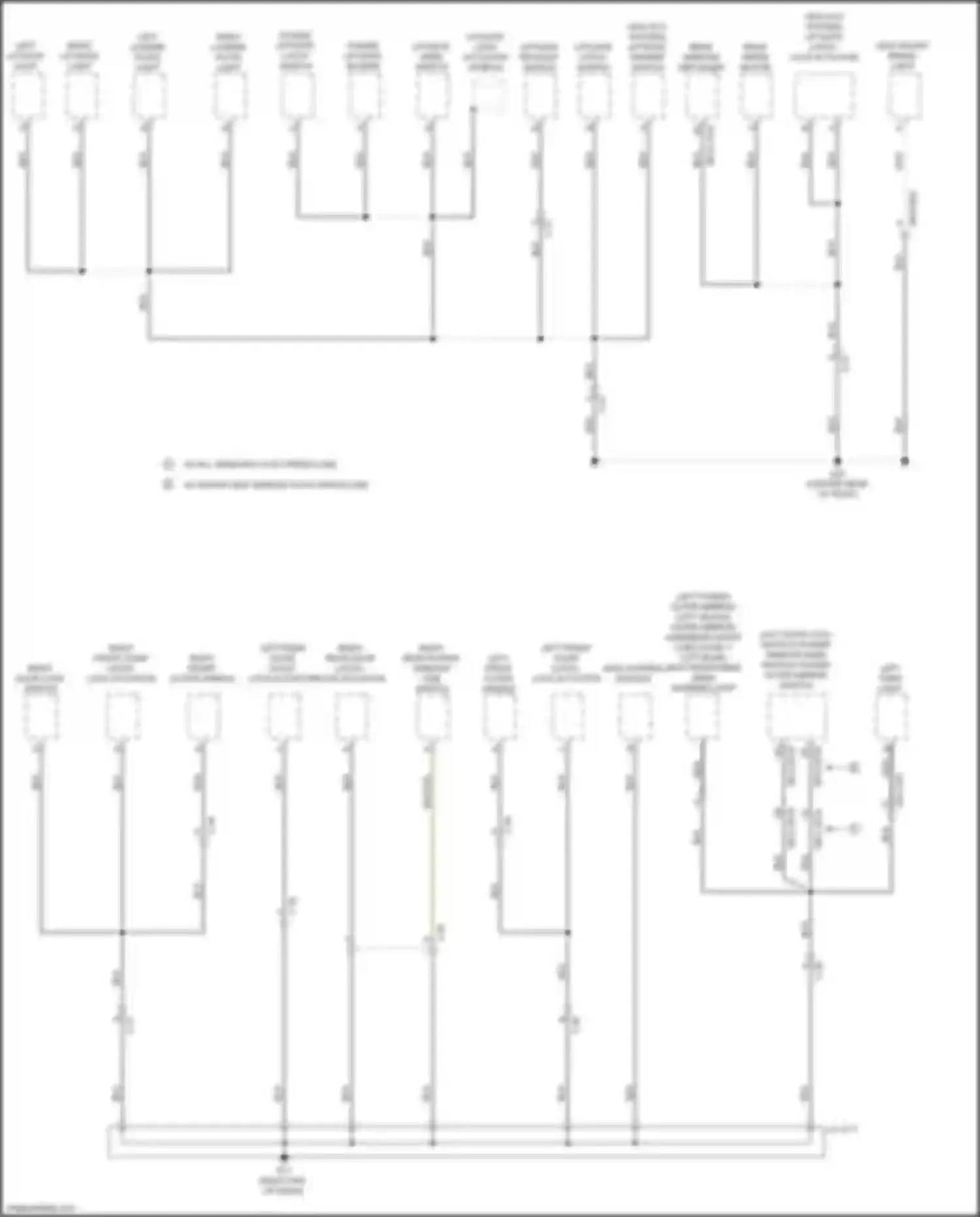 Car Wiring Diagrams for CX-5 Mazda II (2017-2022): Ground distribution circuit (5 of 7)