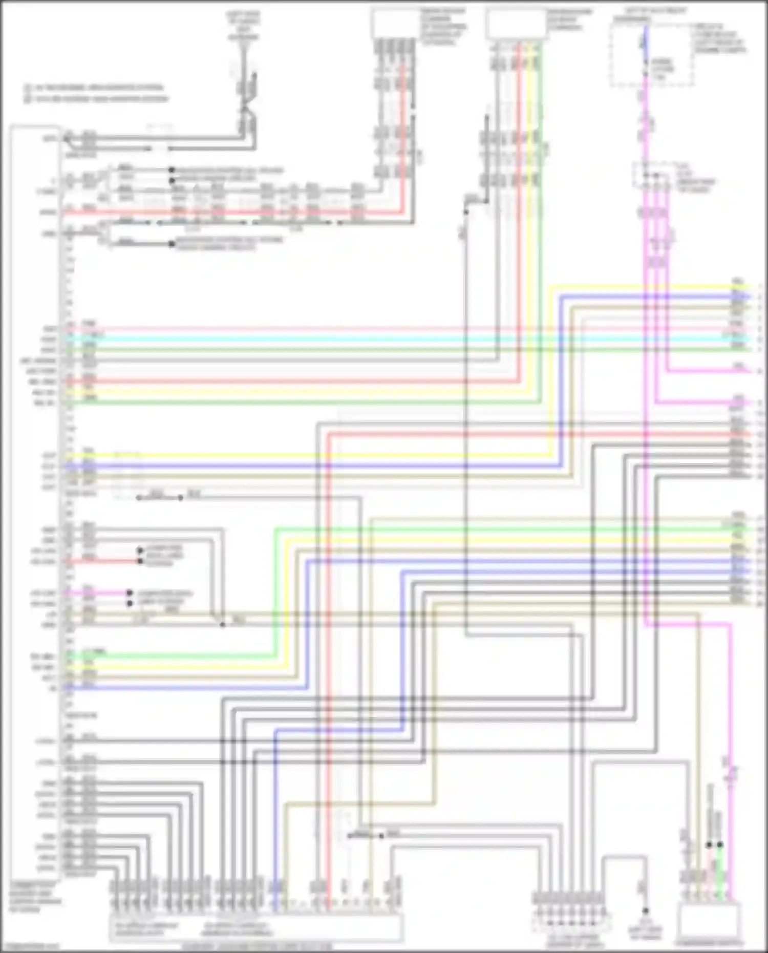 Car Wiring Diagrams for CX-5 Mazda II (2017-2022): Radio circuit, w/ bose 20-pin (1 of 4)