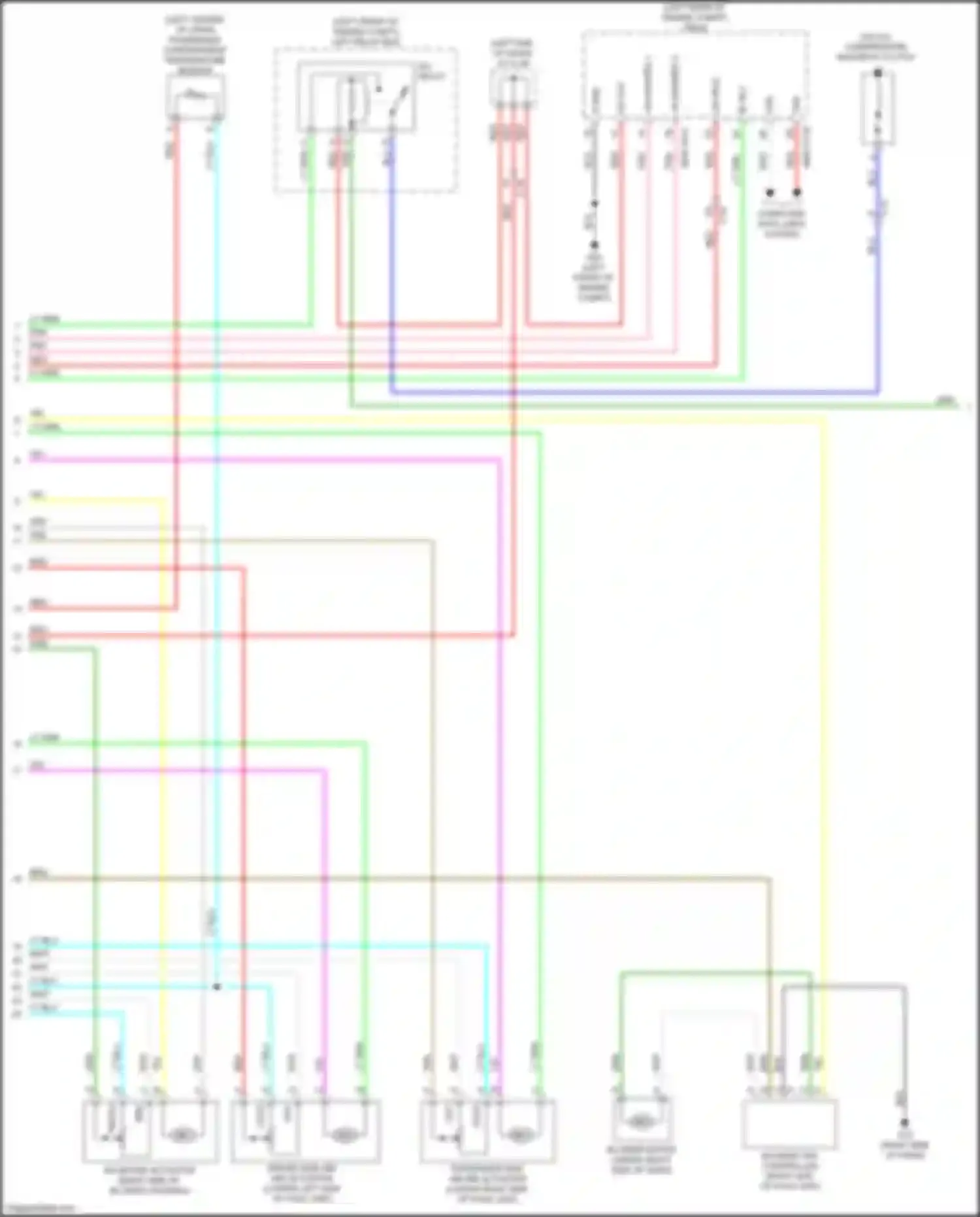 Wiring diagram a/c relay for Mazda CX-5 II (2017-2022) (1 of 4)