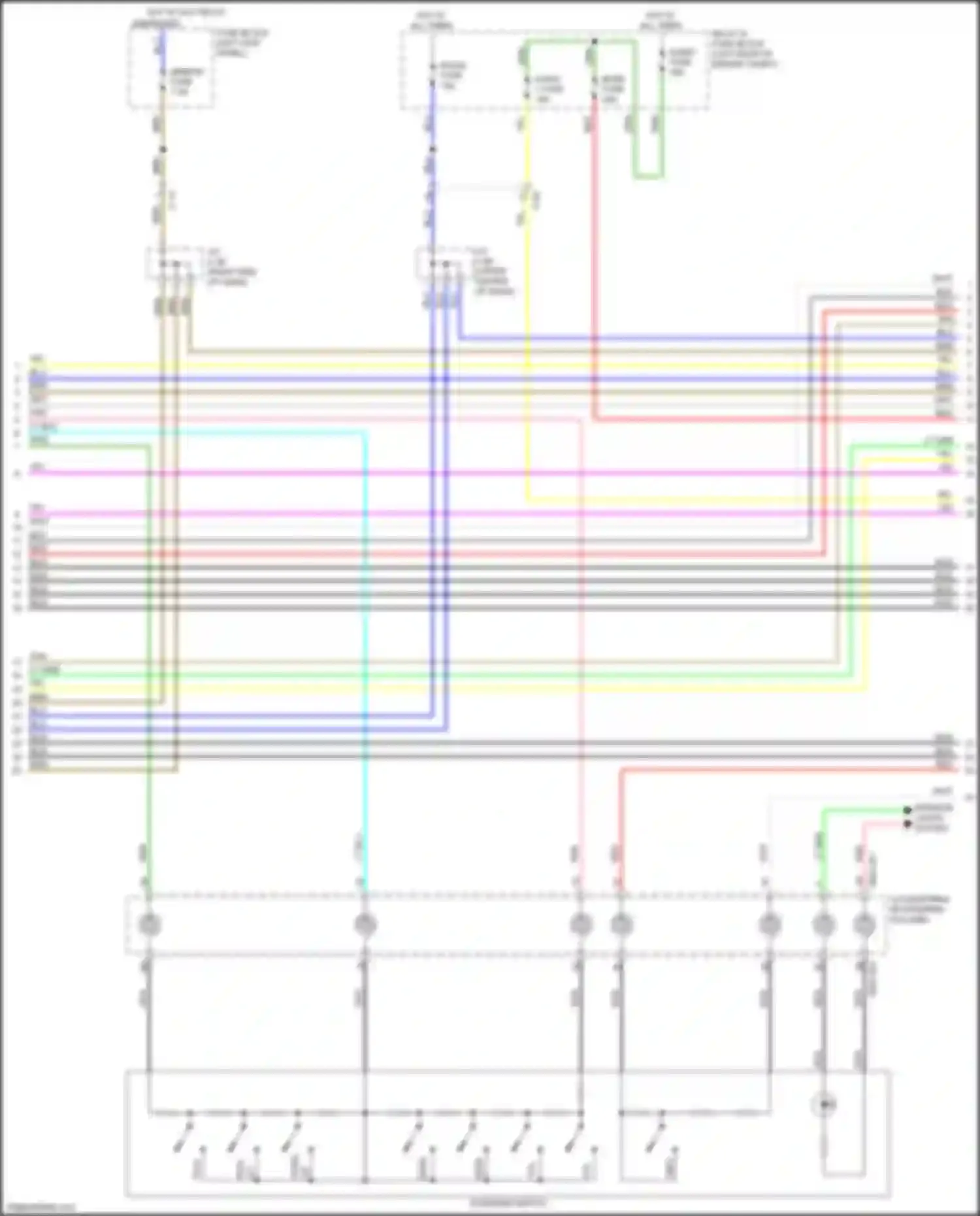 Wiring diagram audio 1 fuse for Mazda CX-5 II (2017-2022) (1 of 10)