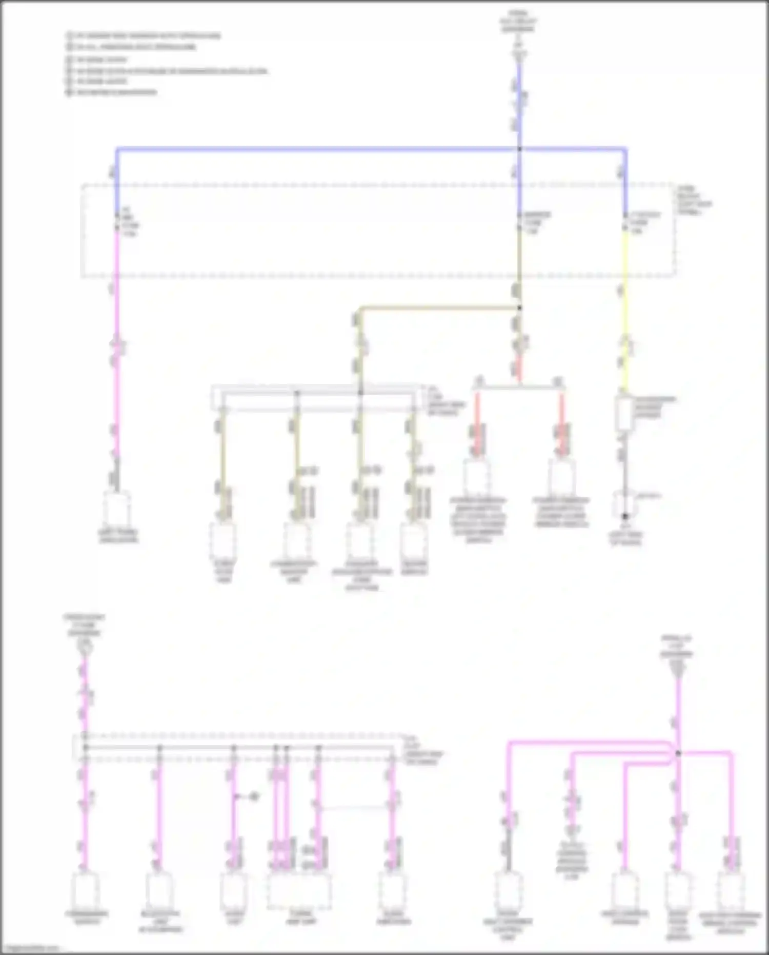 Wiring diagram commander switch for Mazda CX-5 II (2017-2022) (6 of 10)