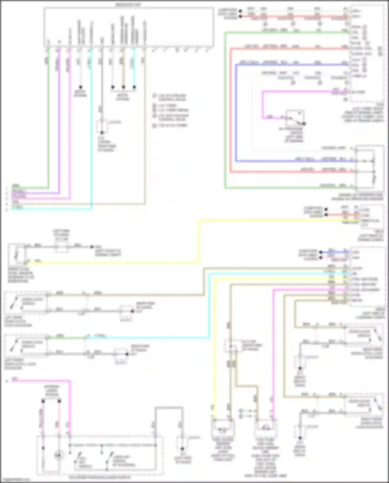 Wiring diagram dr sw for Mazda CX-5 II (2017-2022) (2 of 5)