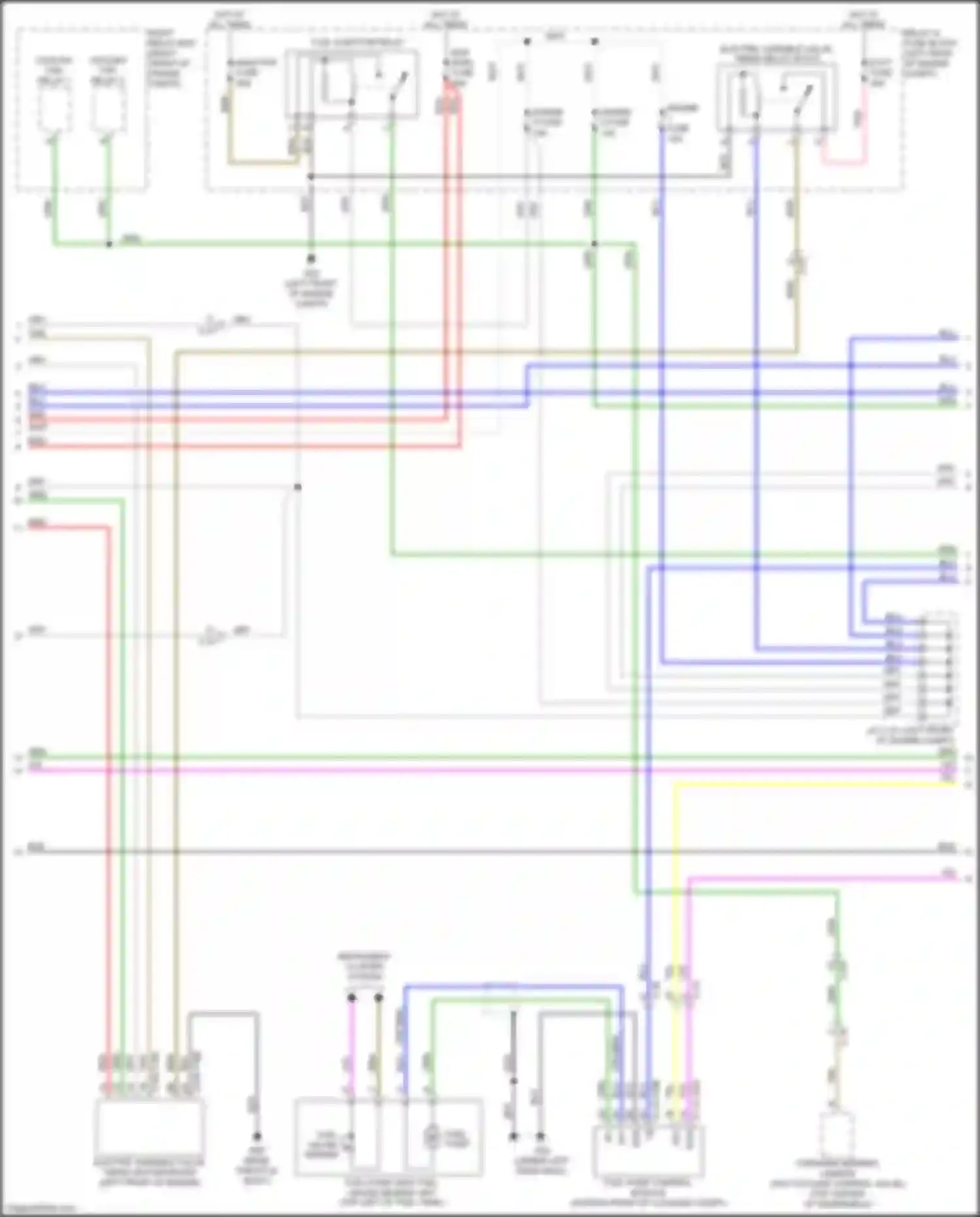 Wiring diagram engine 1 fuse for Mazda CX-5 II (2017-2022) (3 of 3)