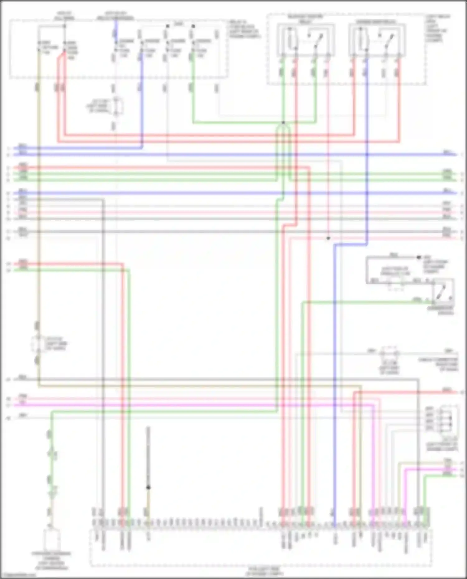 Wiring diagram engine 2 fuse for Mazda CX-5 II (2017-2022) (1 of 4)