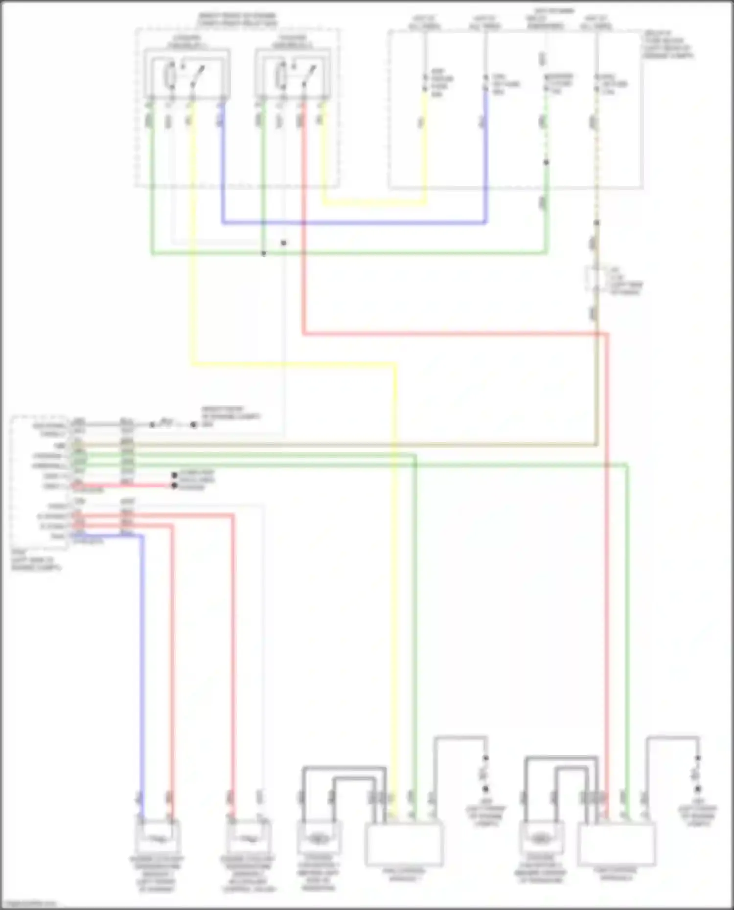 Wiring diagram engine coolant temperature sensor 2 for Mazda CX-5 II (2017-2022) (2 of 6)