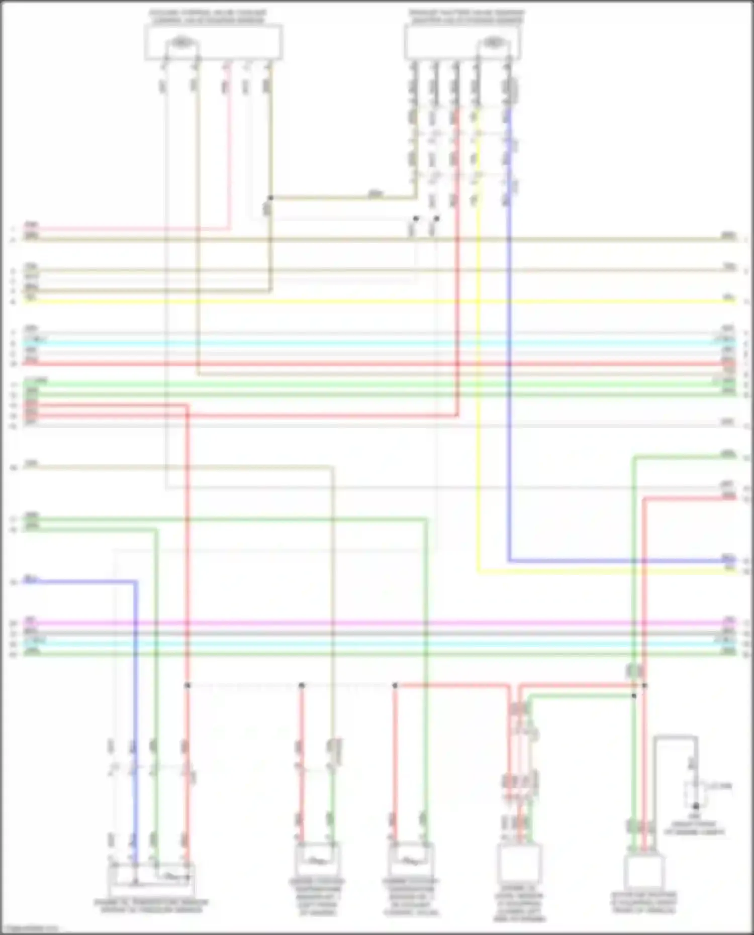 Wiring diagram engine oil temperature sensor/ engine oil pressure sensor for Mazda CX-5 II (2017-2022) (2 of 2)