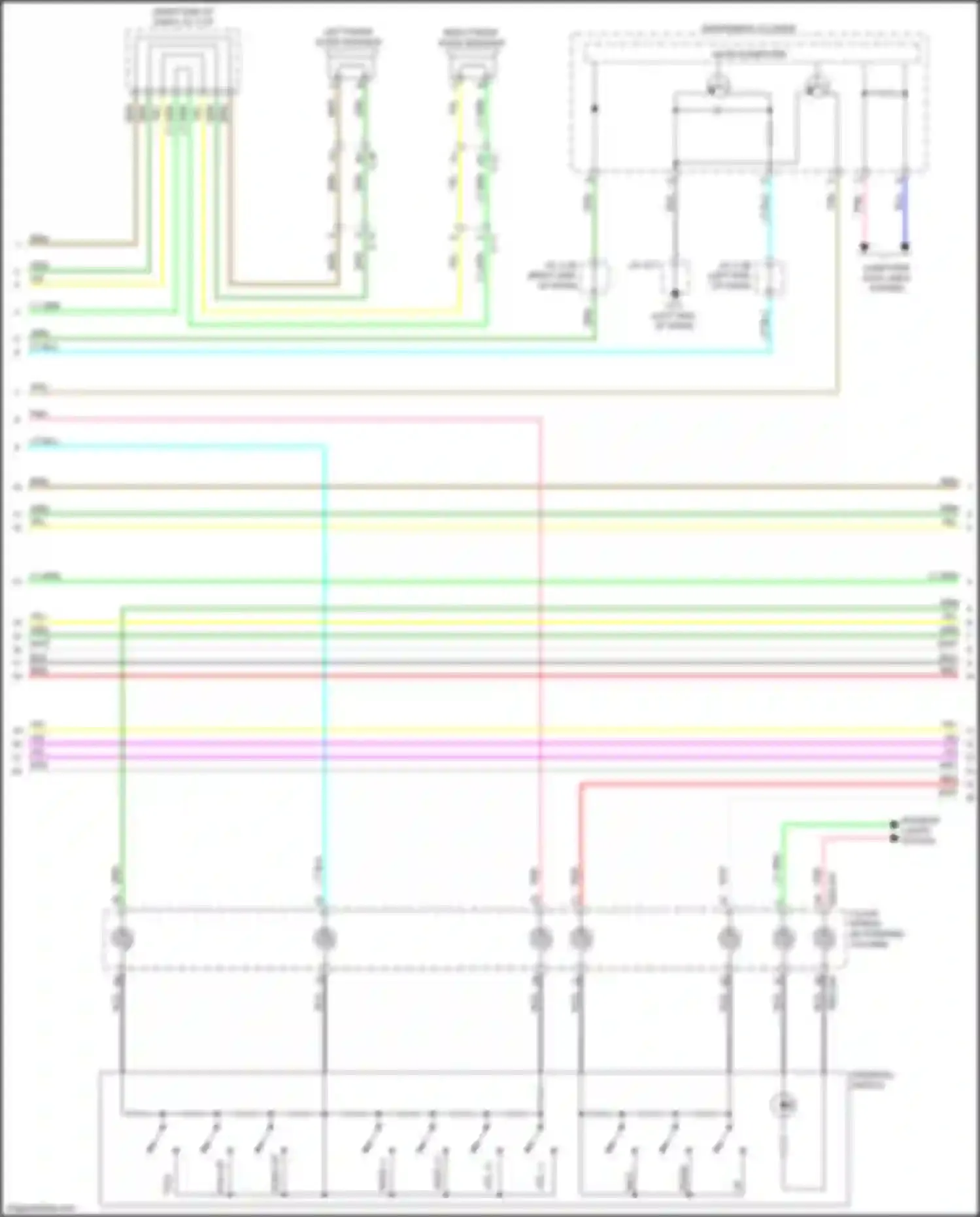 Wiring diagram instrument cluster for Mazda CX-5 II (2017-2022) (19 of 35)
