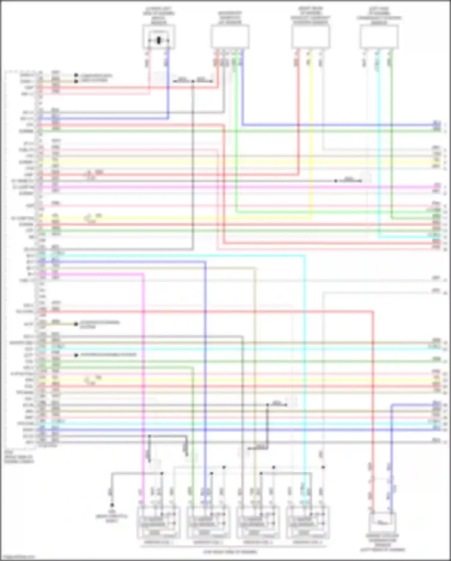 Wiring diagram ion 4 for Mazda CX-5 II (2017-2022) (3 of 3)