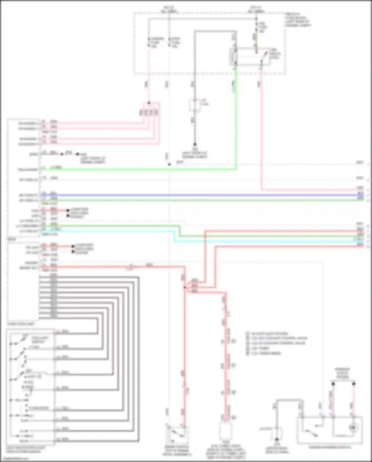 Wiring diagram lh turn mirr d for Mazda CX-5 II (2017-2022) (1 of 1)