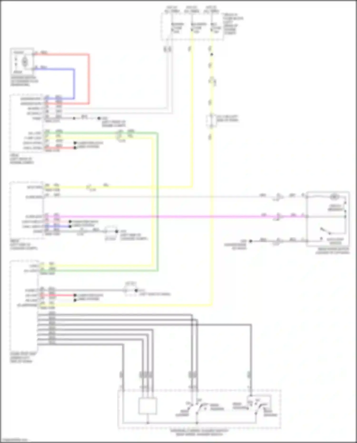 Wiring diagram low sw for Mazda CX-5 II (2017-2022) (3 of 3)