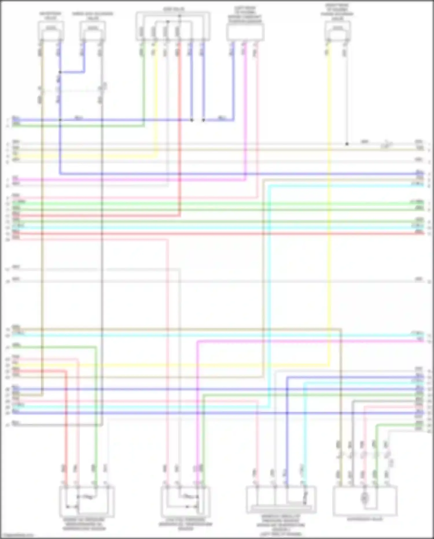 Wiring diagram manifold absolute pressure sensor/ intake air temperature sensor 2 for Mazda CX-5 II (2017-2022) (3 of 3)